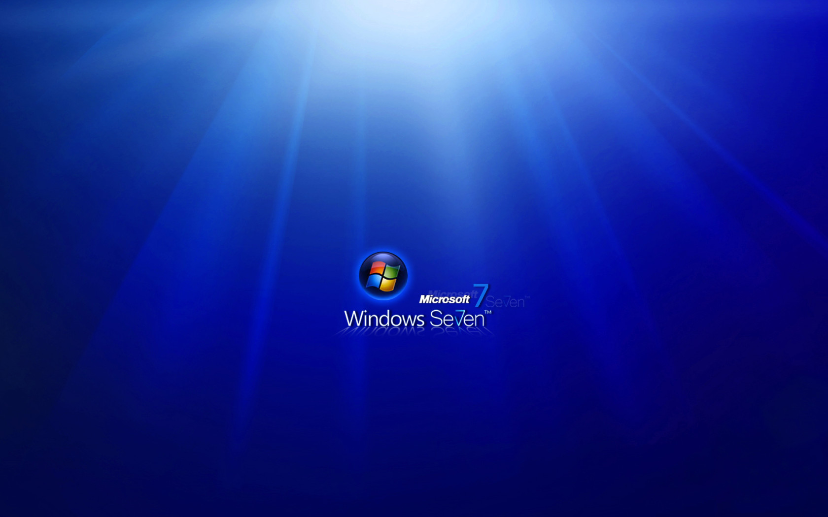 windows 7 blue