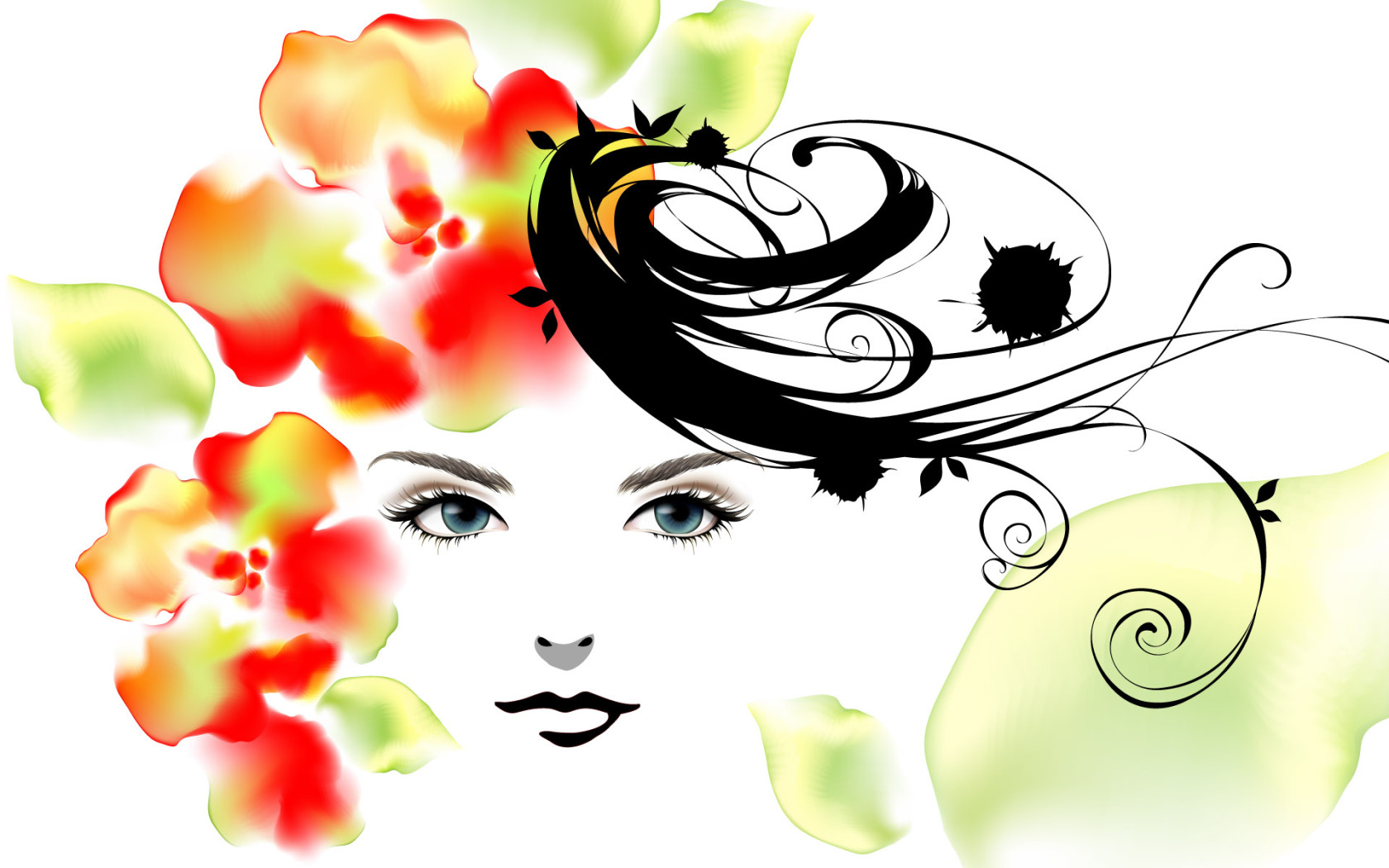 Рисованная дама