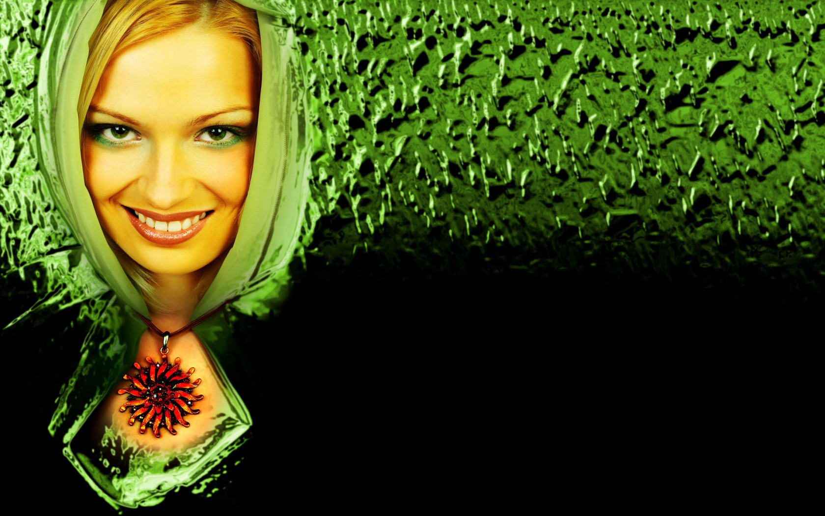 Зеленый хайр