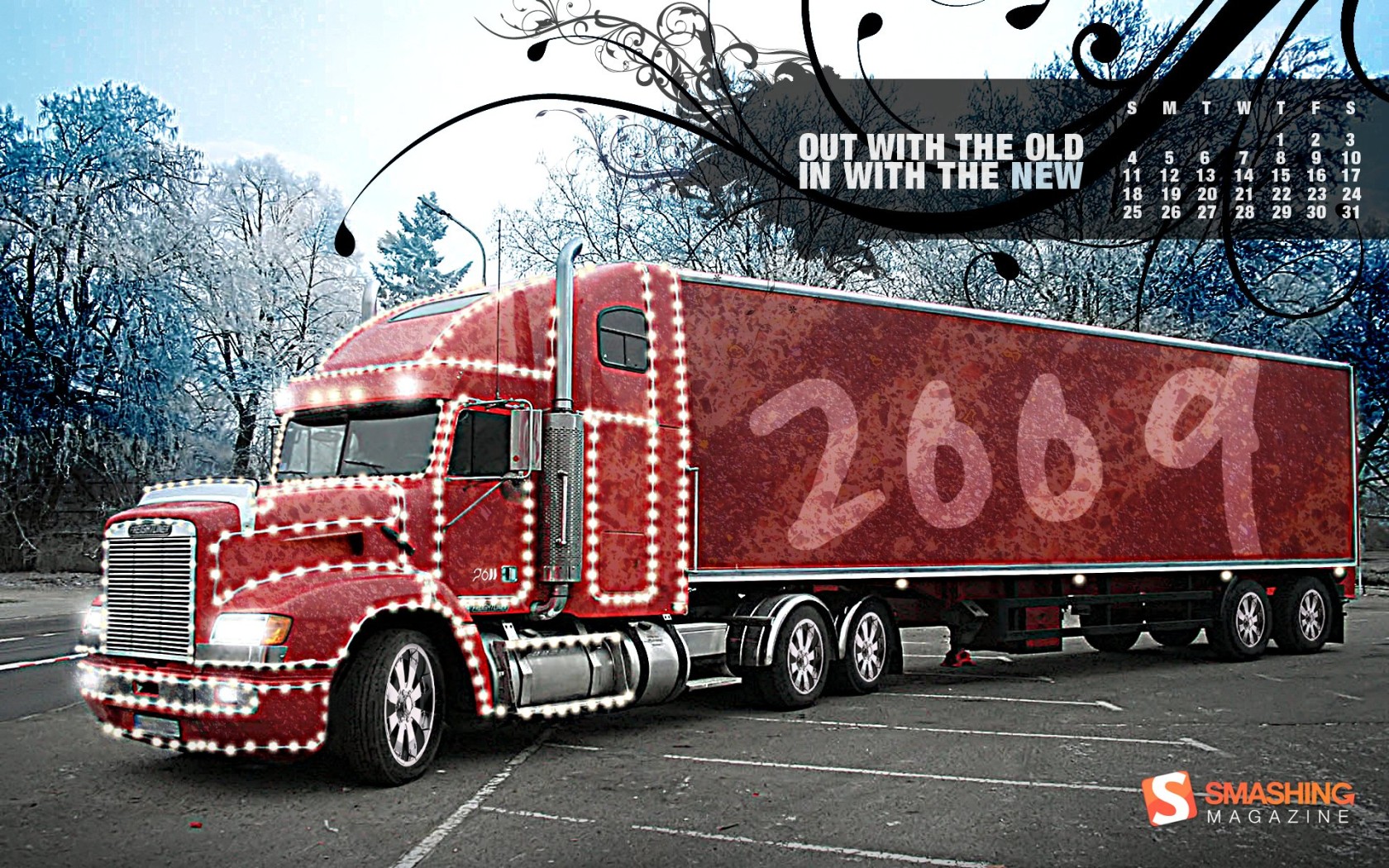 Новогодний фургон