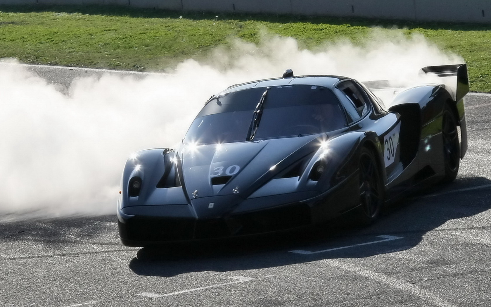 Феррари FXX на гонке