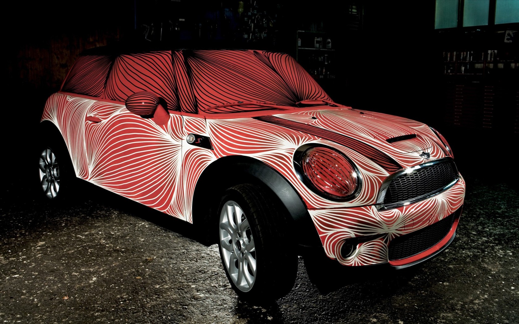Аэрография Mini Cooper