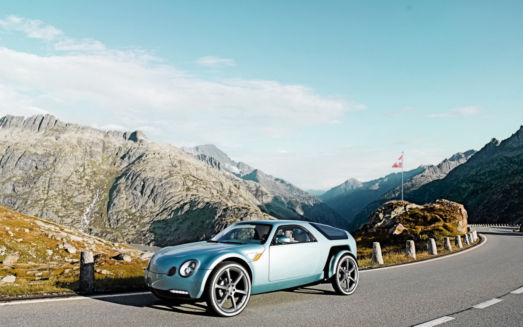 Mindset I по дороге среди горных вершин