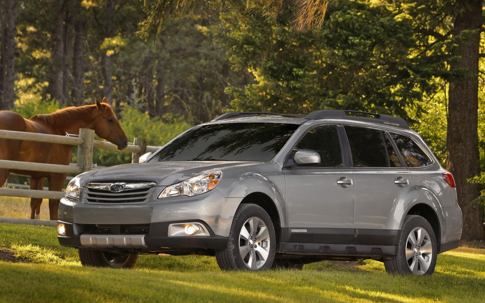 Субару Оутбек слияние с природой