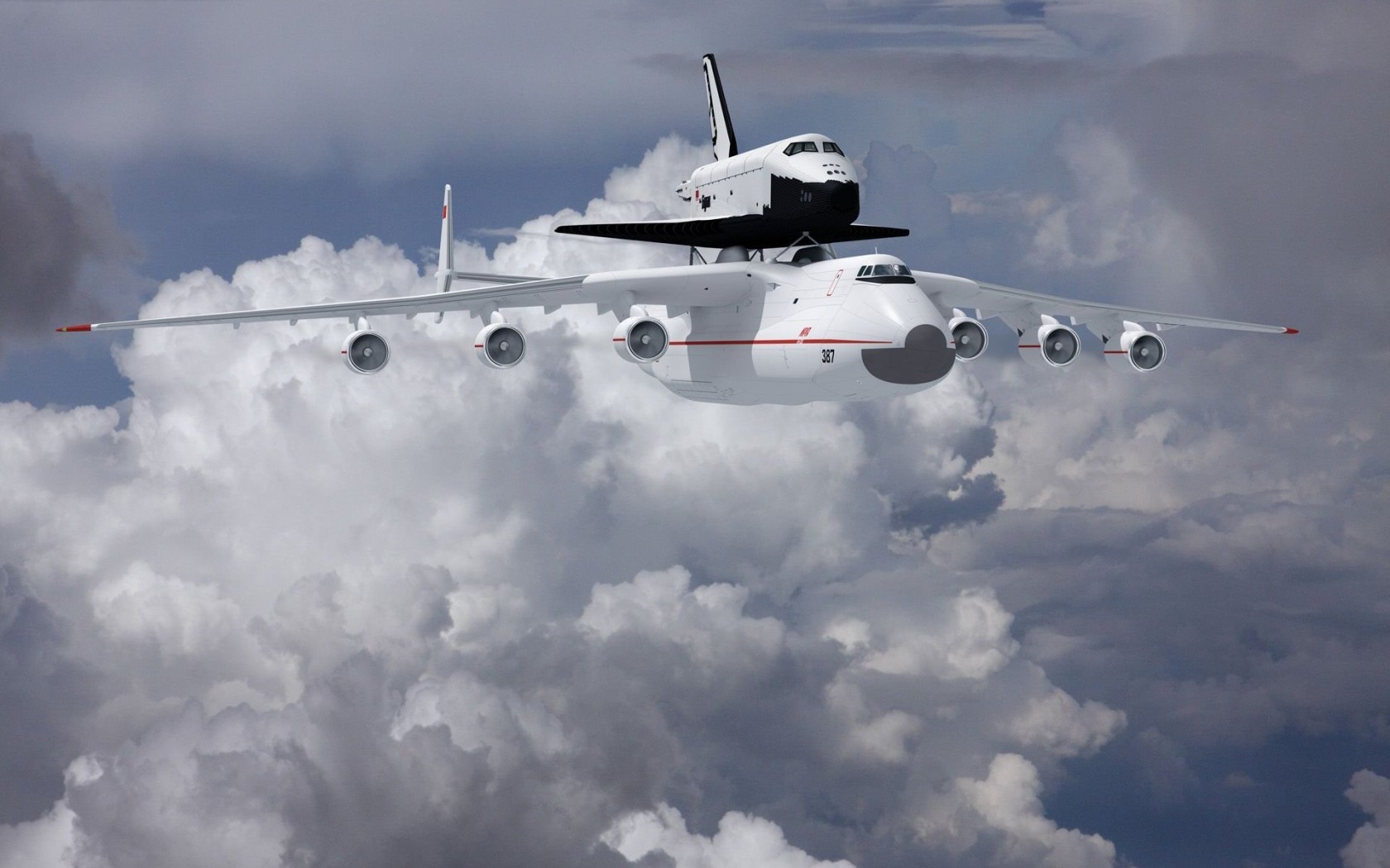 Ан-225 и буран