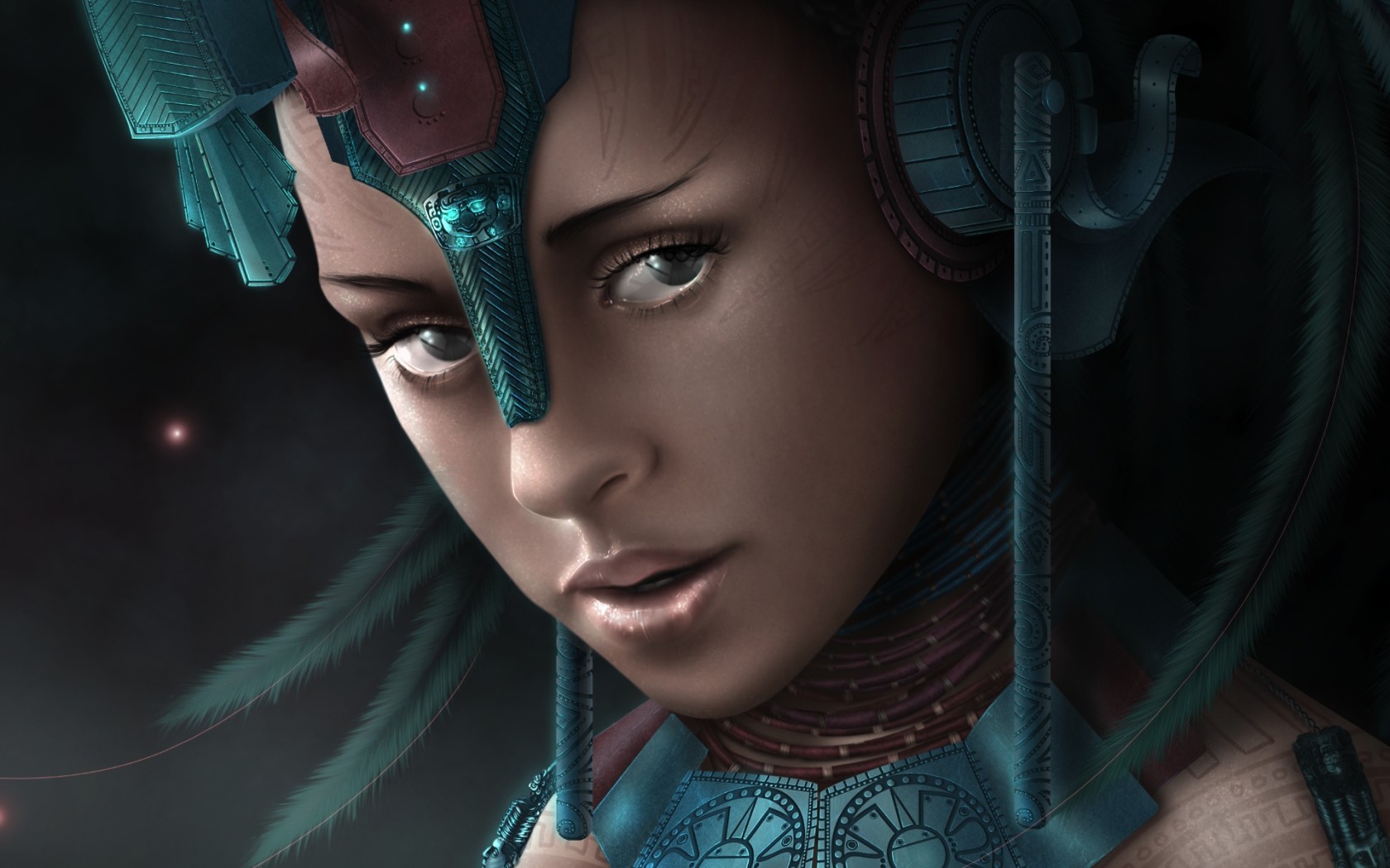 Девушка племени Майя