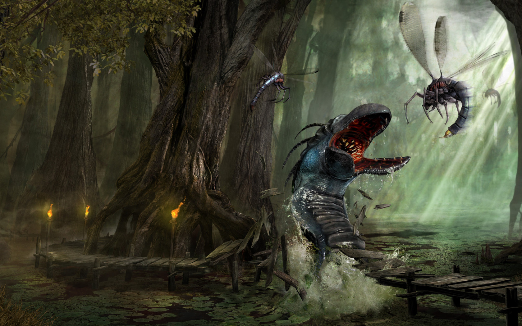 Монстр обитатель болот