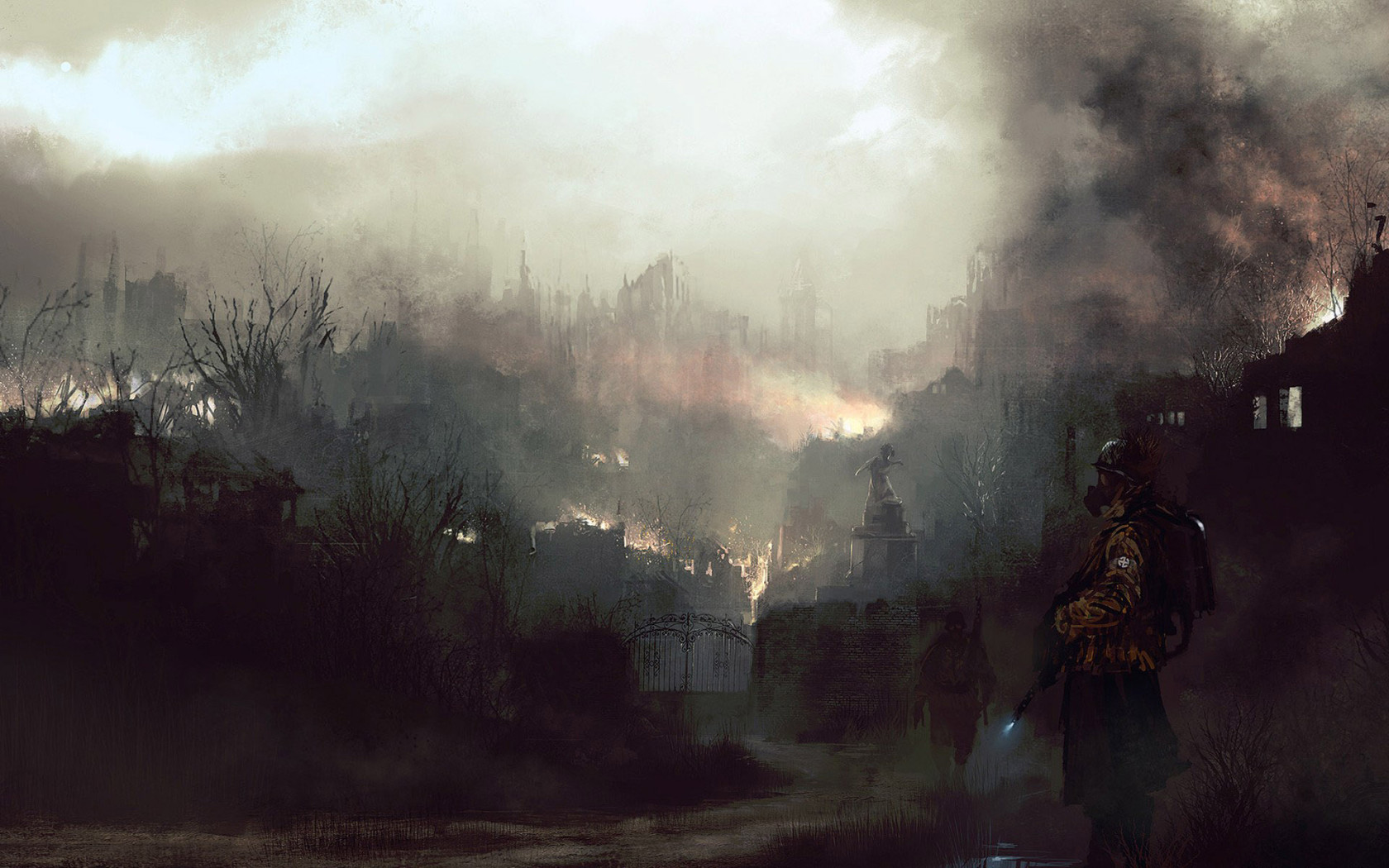 Разрушенный город