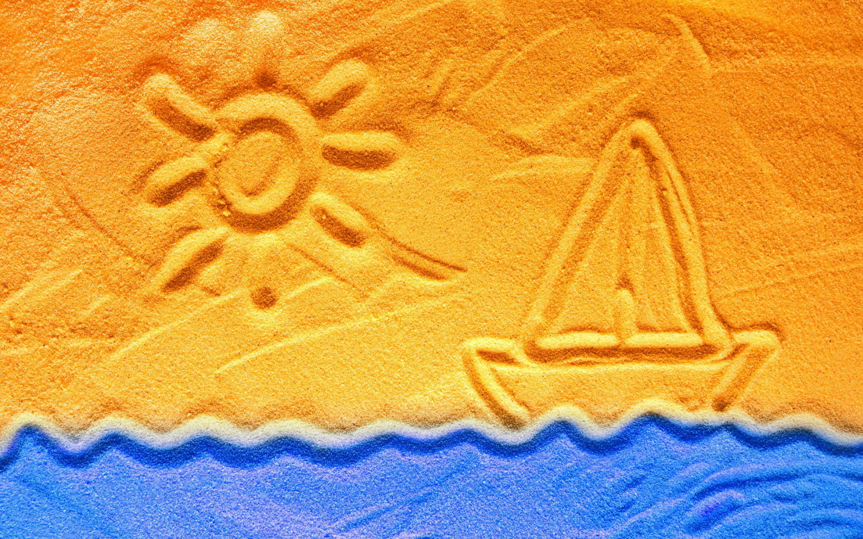 Песок и море