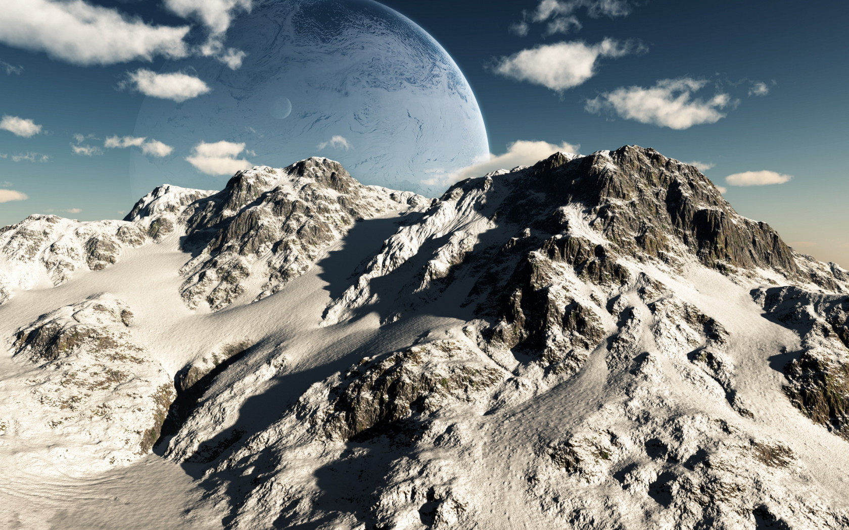 Горы и планета