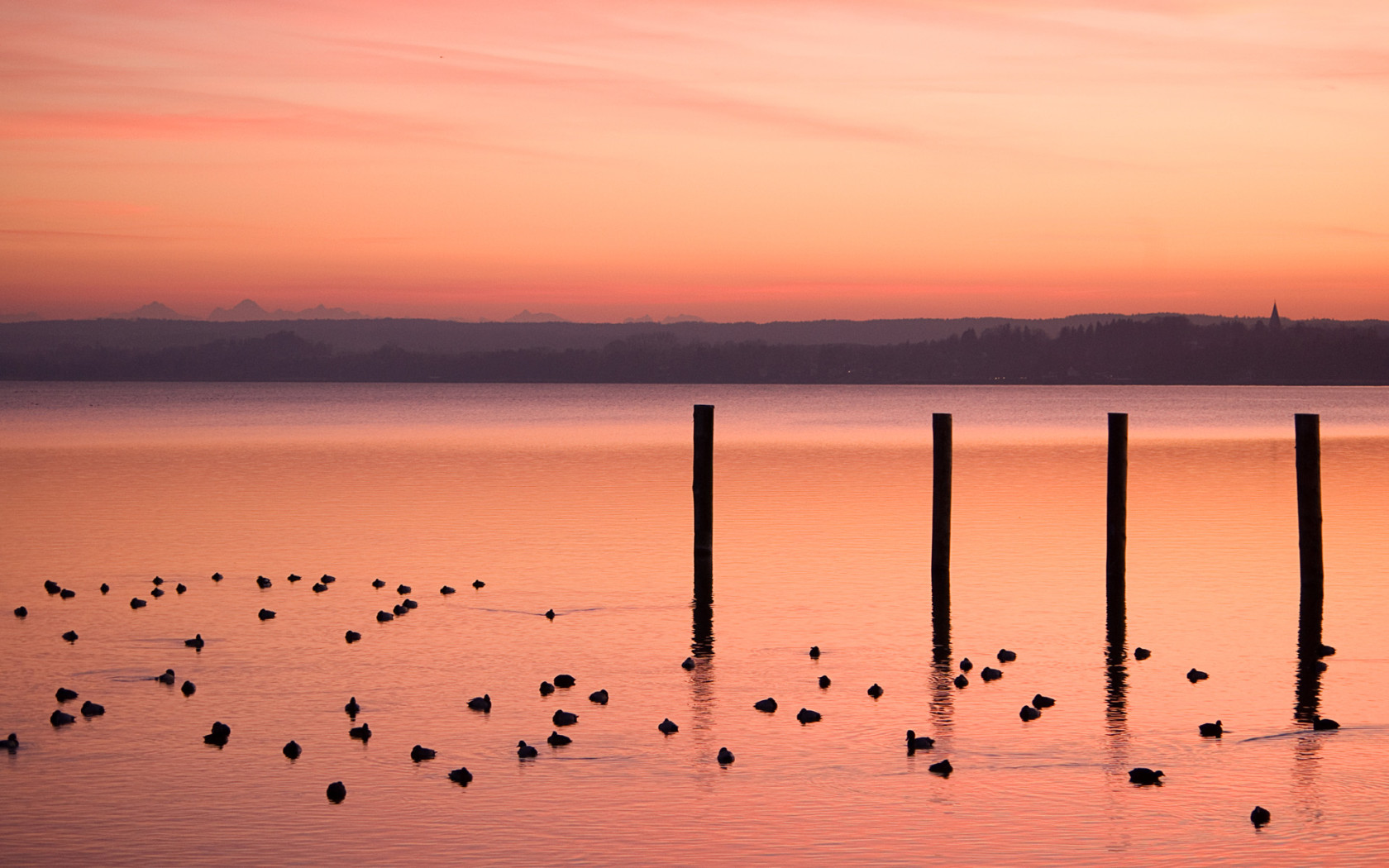 Красный закат