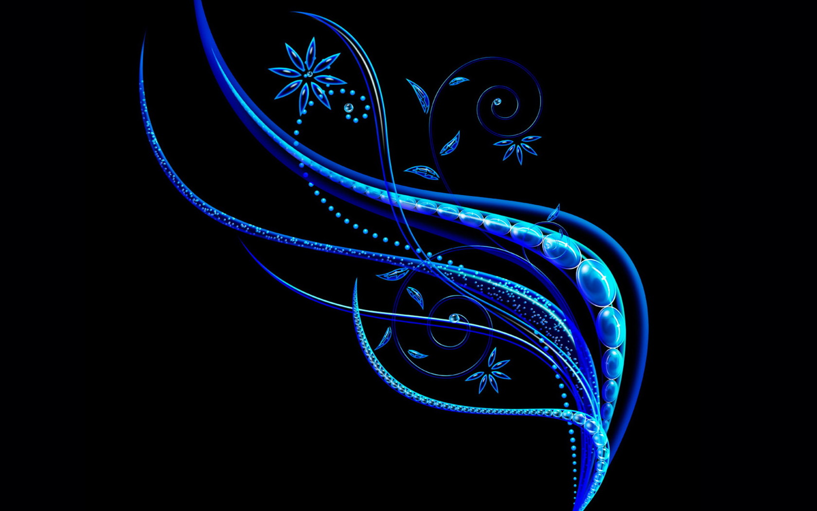 Голубой цветок