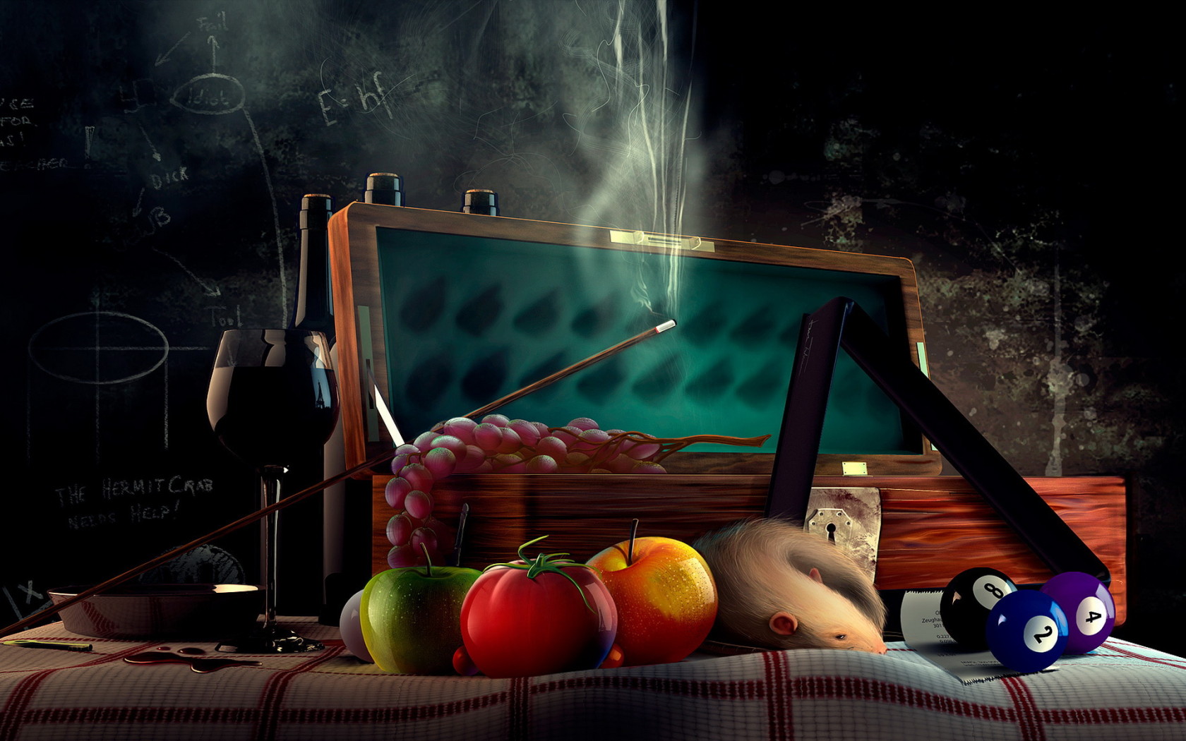 Необычный натюрморд