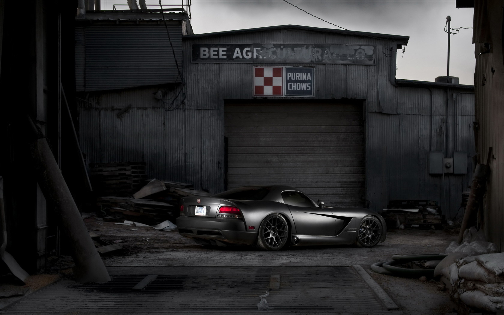 black Dodge Viper