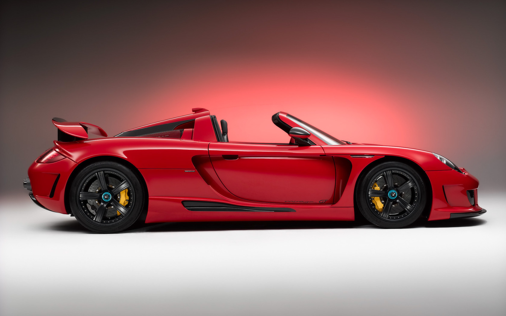 Porshe Carrera GT, красный