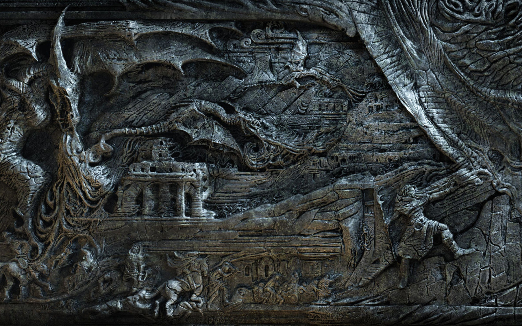 Барельеф фэнтези