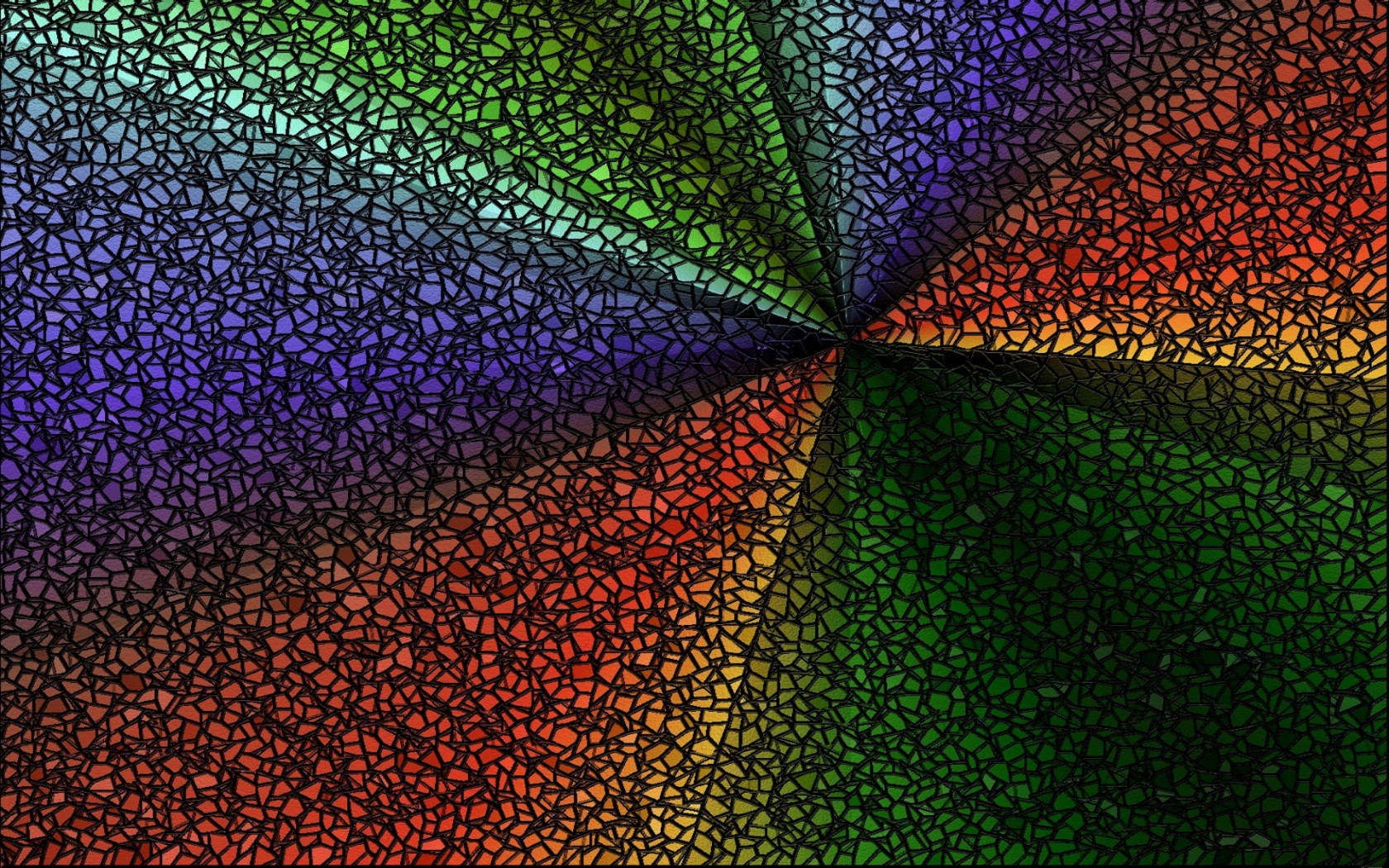 Радужная мозаика