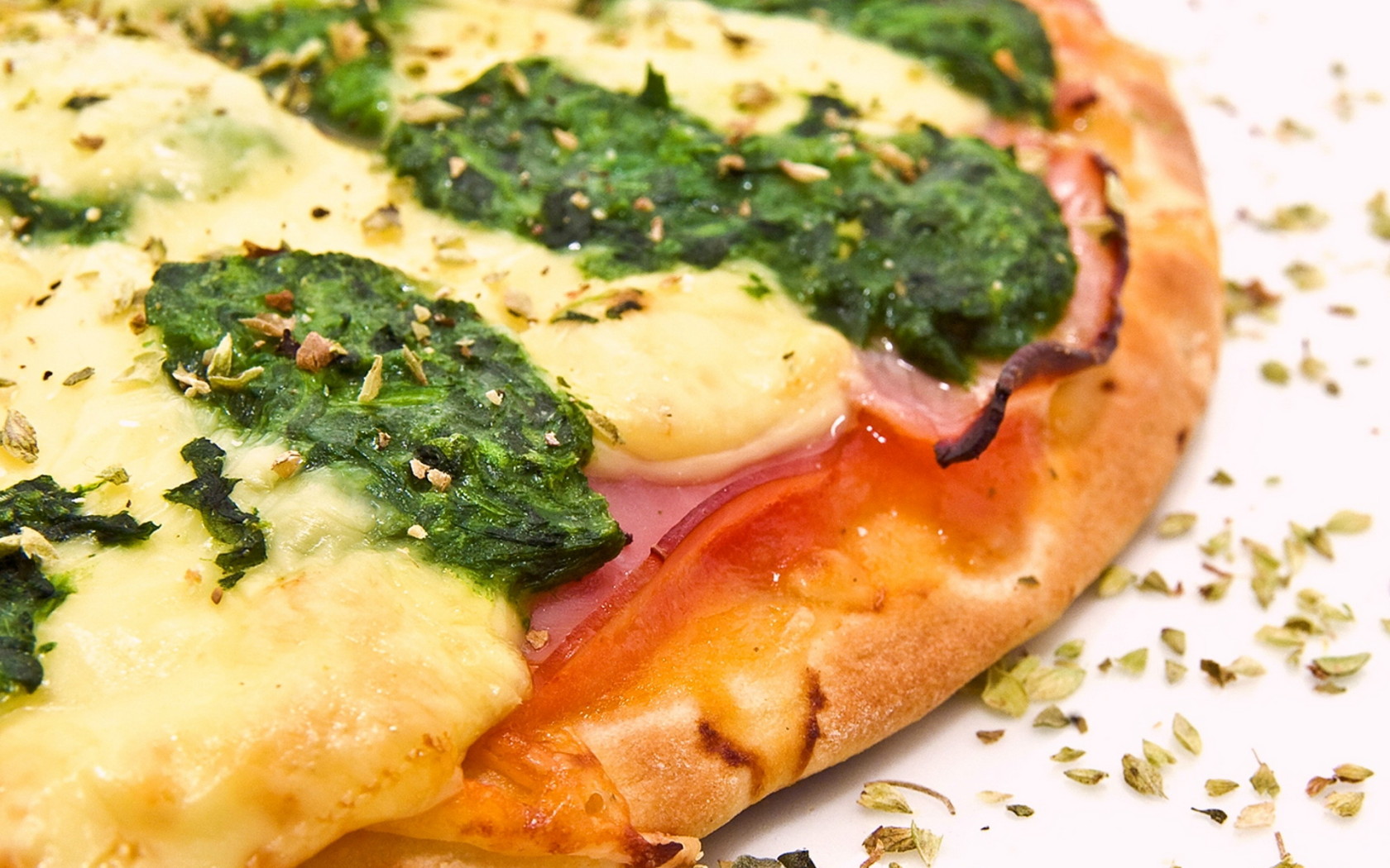 Пицца с зеленью