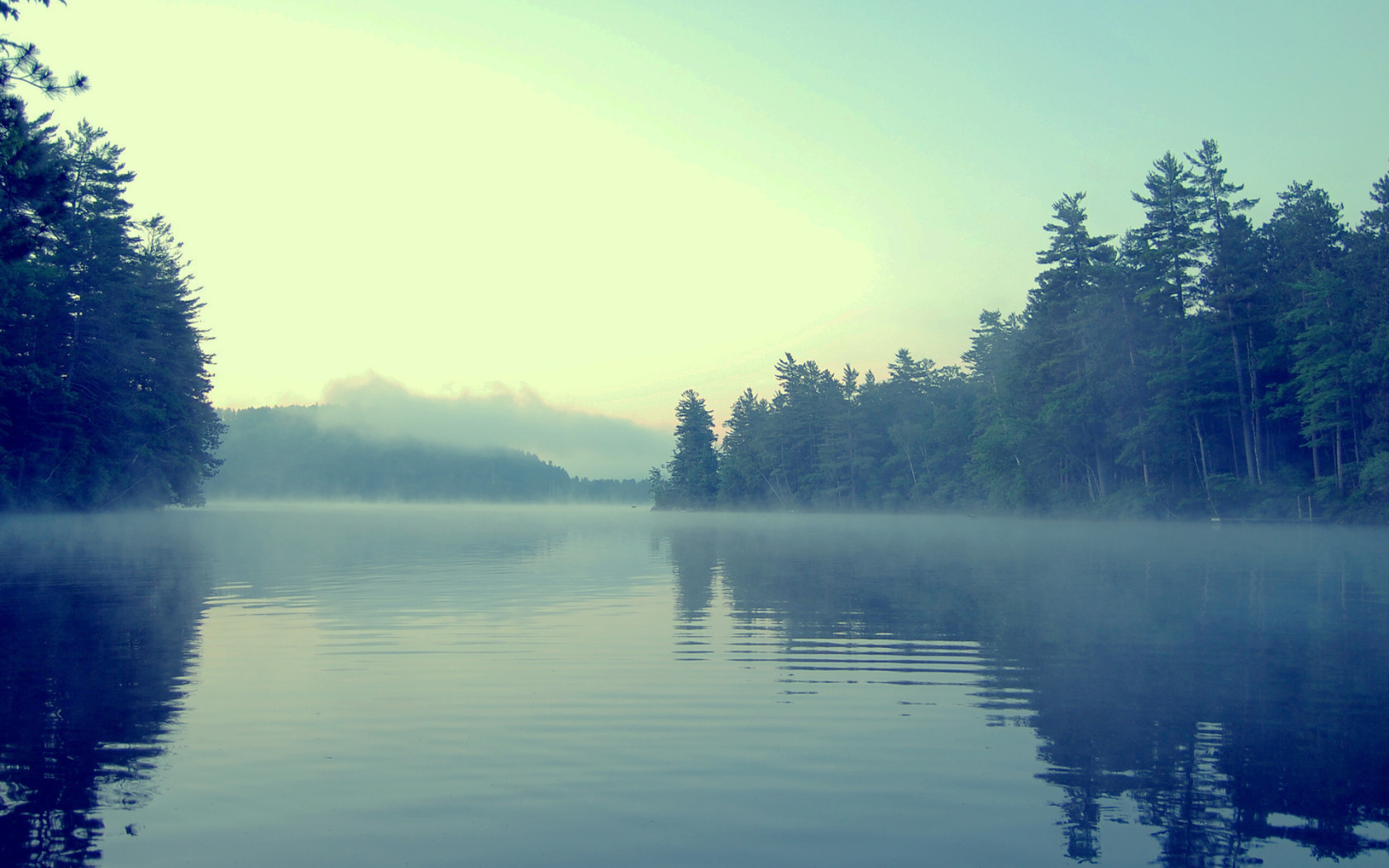 Туман в сумерках