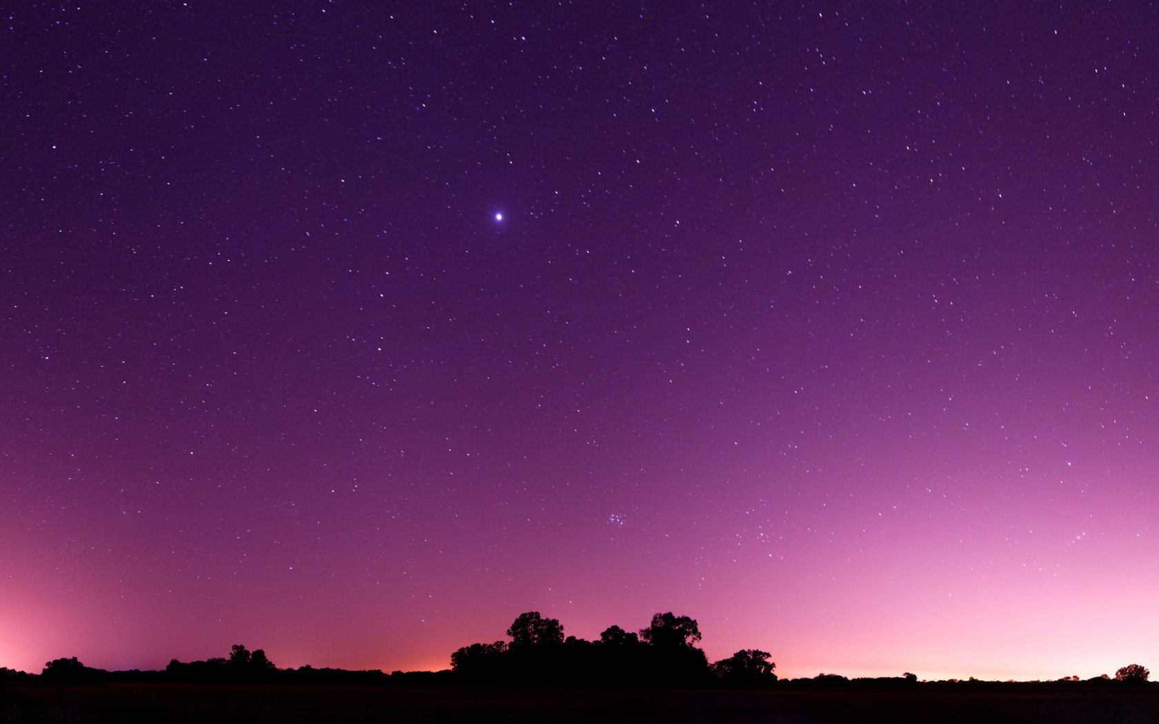 Фиолетовое небо