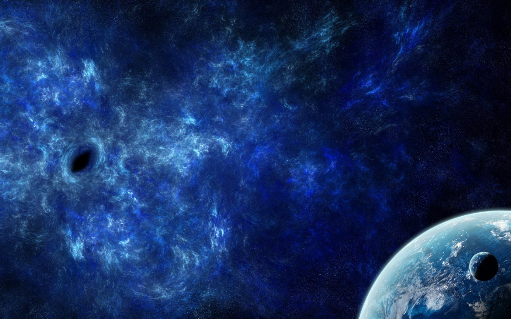 Планета со спутником