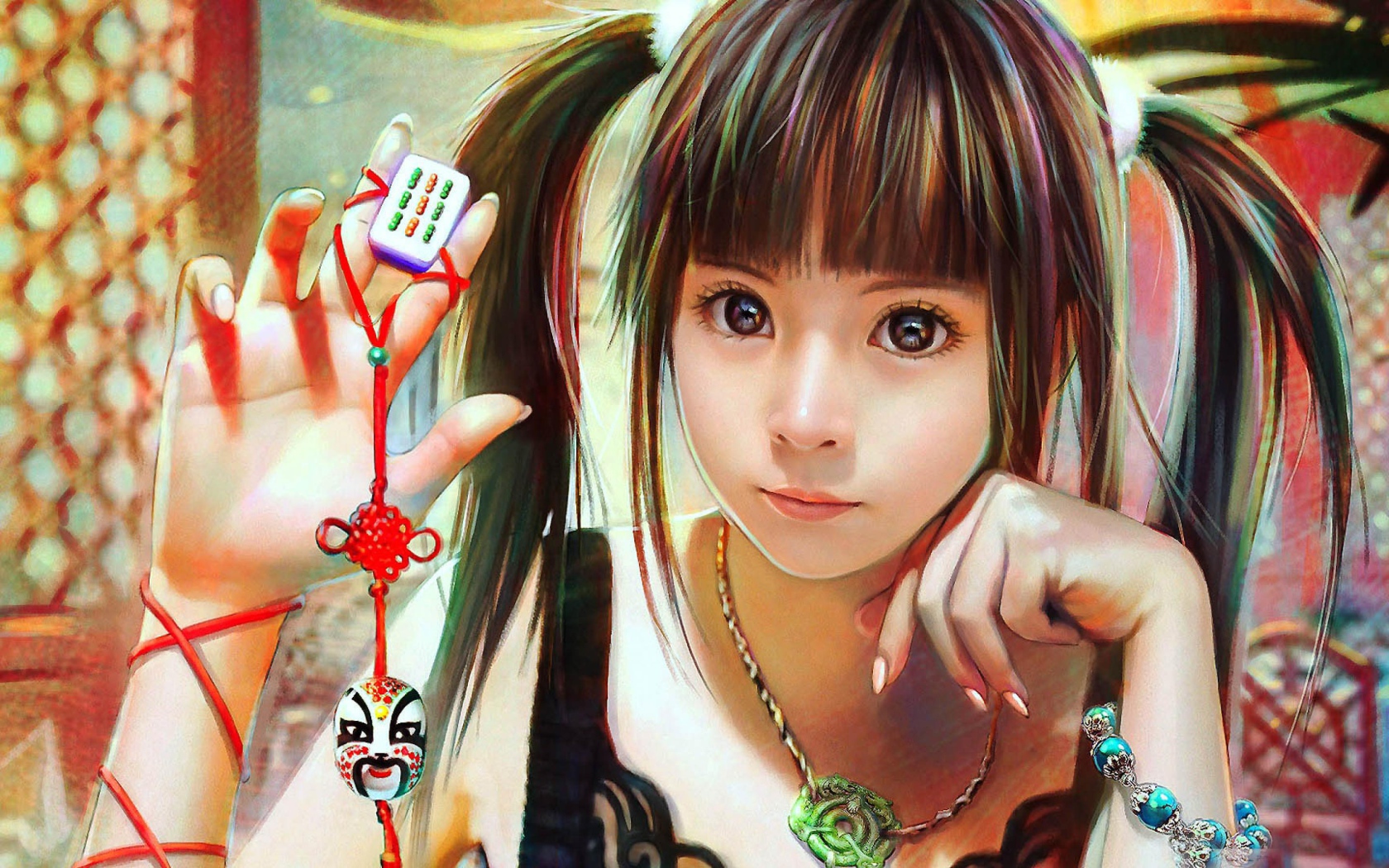 Девочка с амулетом