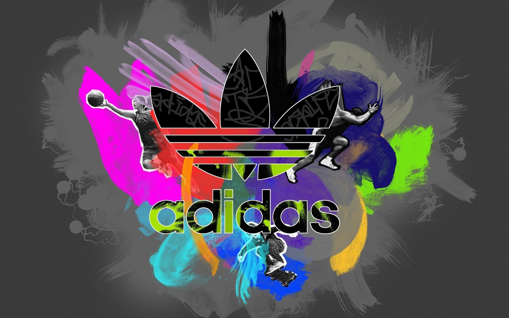 Красочный логотип Adidas