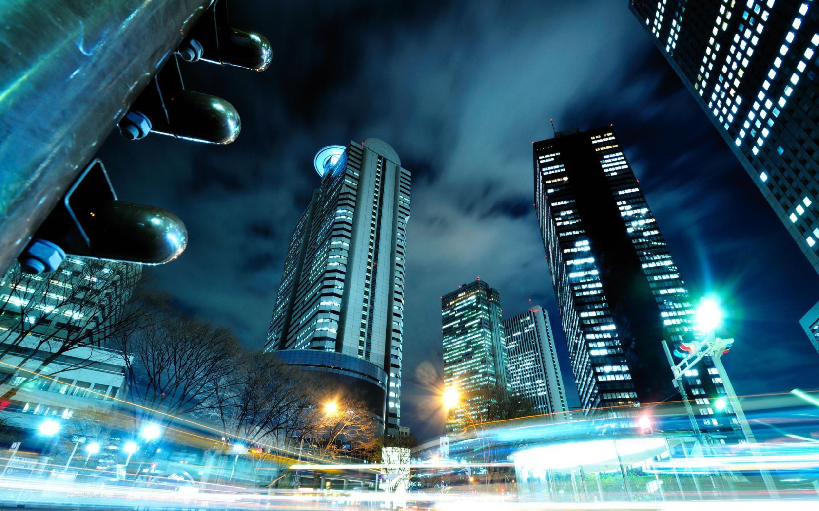 Ночной трафик в Токио