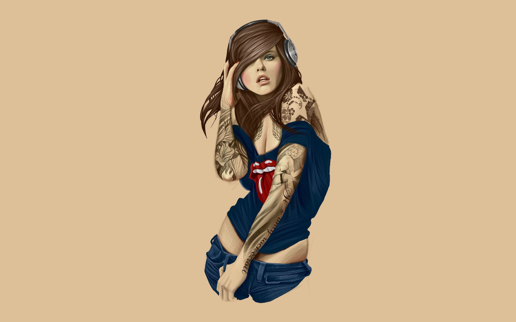 Girl with tatoo 2012