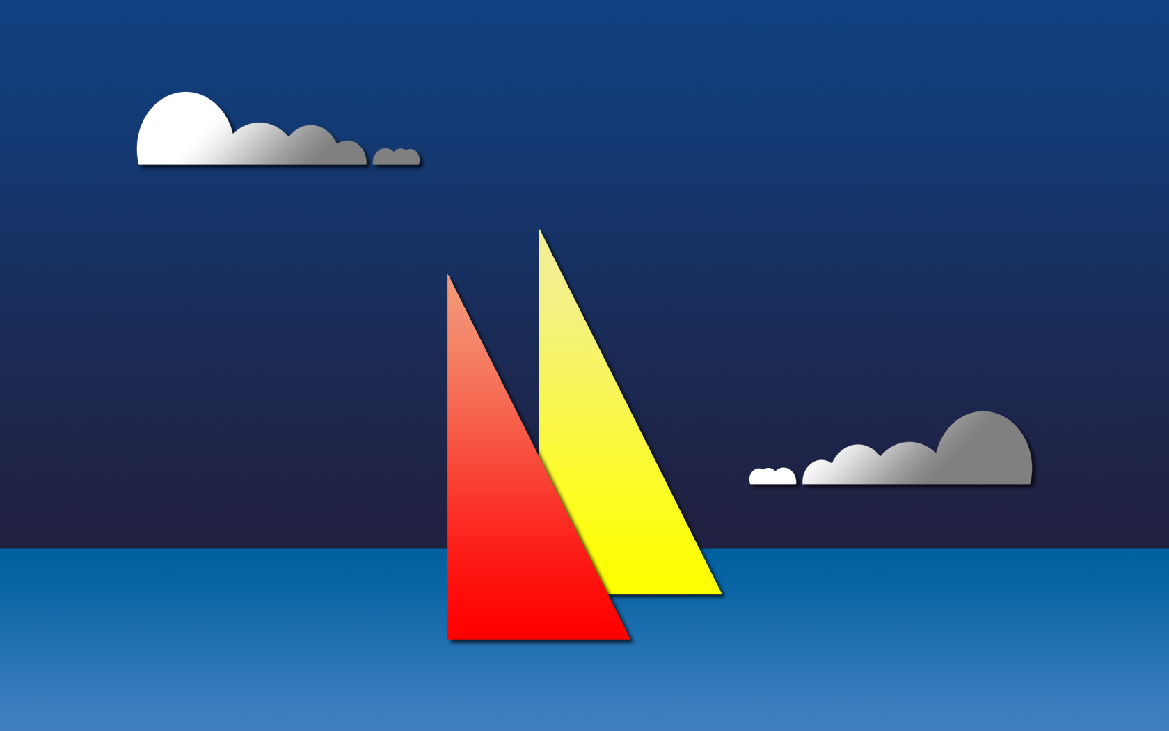 Парусники в стиле минимал