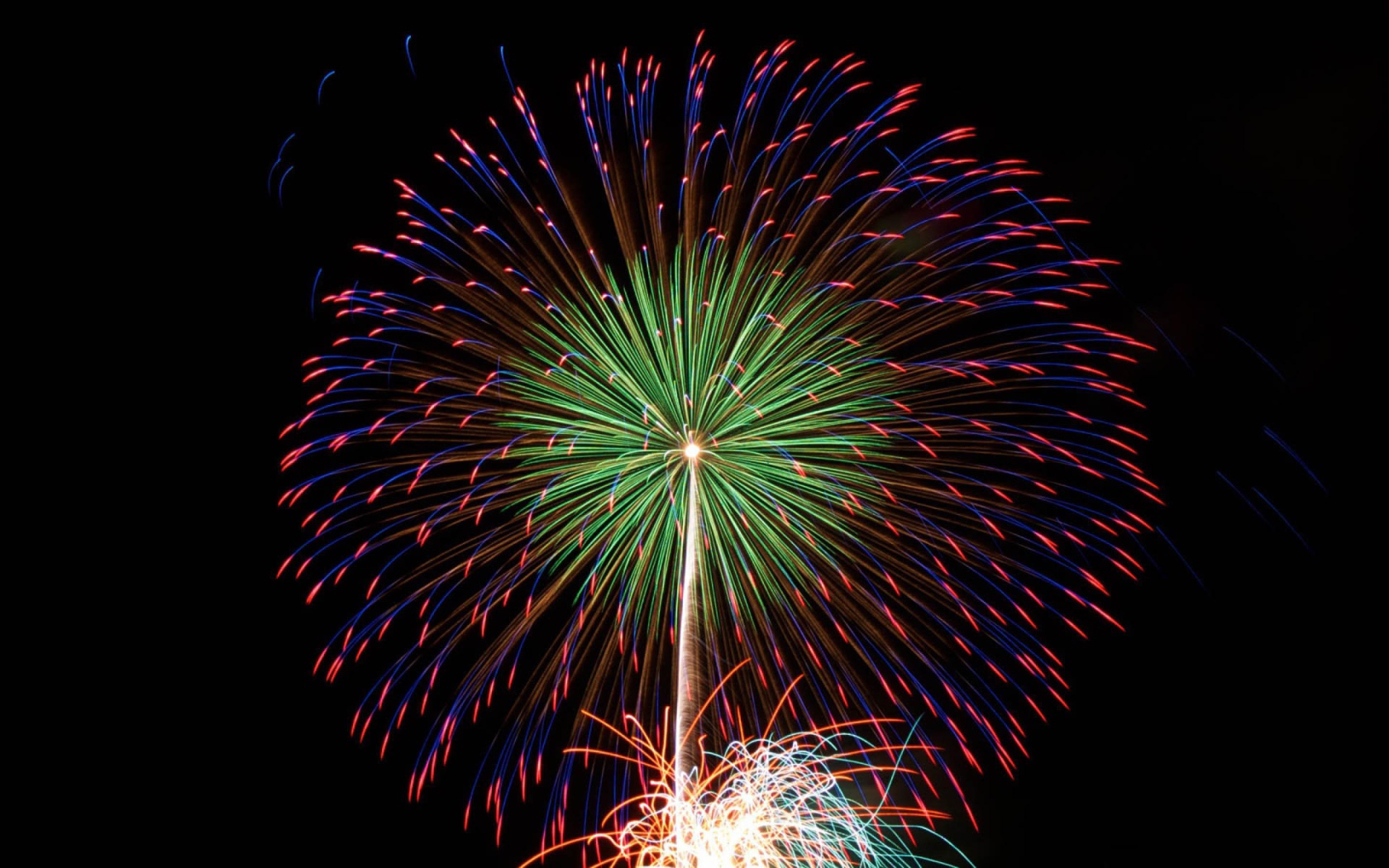 Салют к новому году