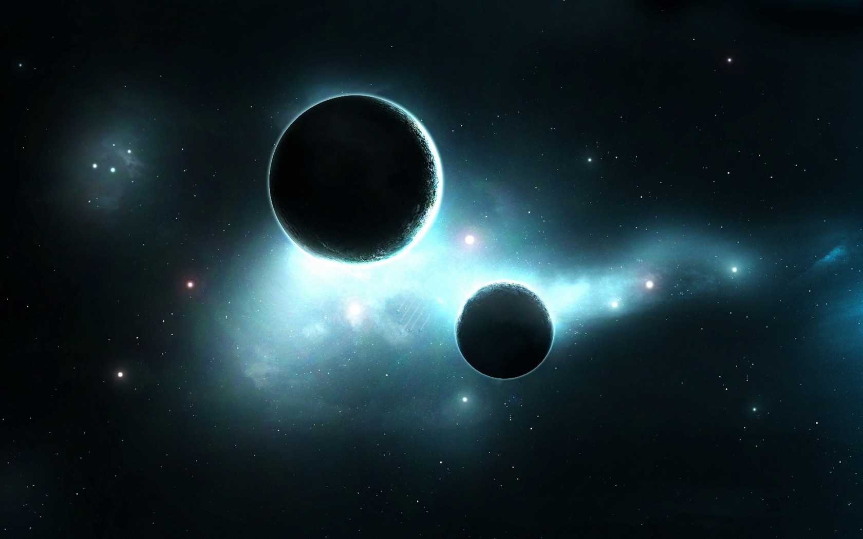 Планета и спутник