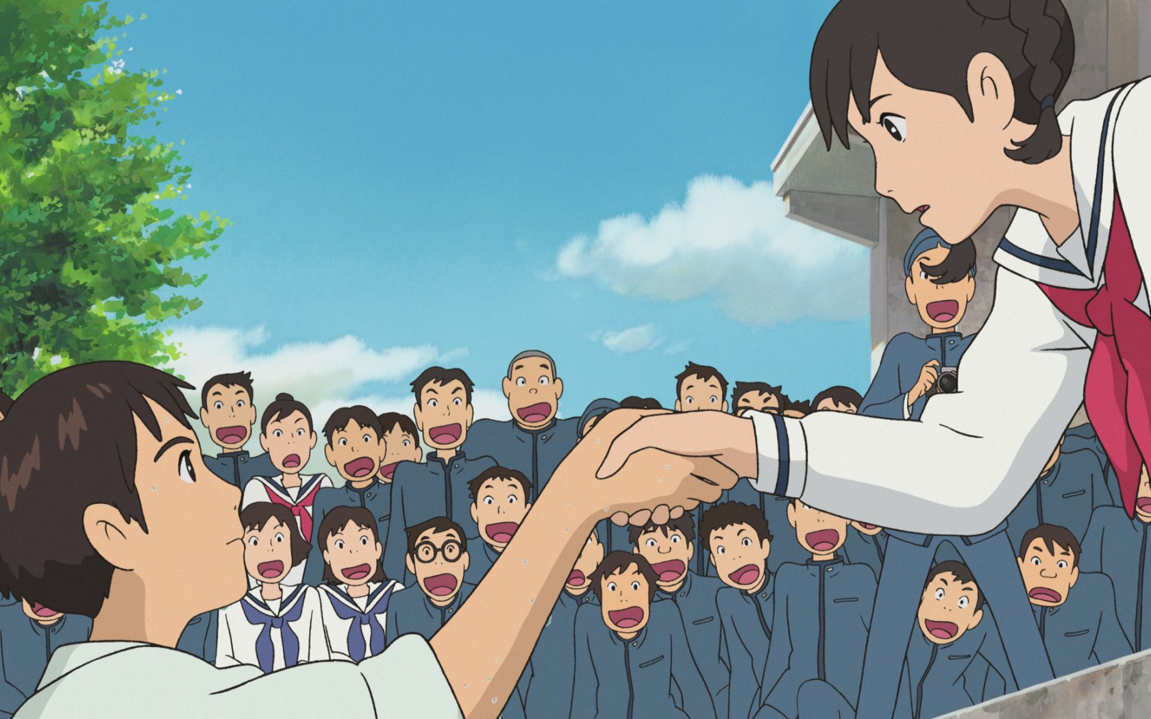 Со склонов Кокурико, рукопожатие