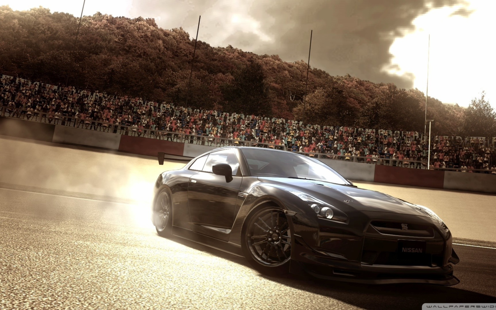 Черный Ниссан из видео игры