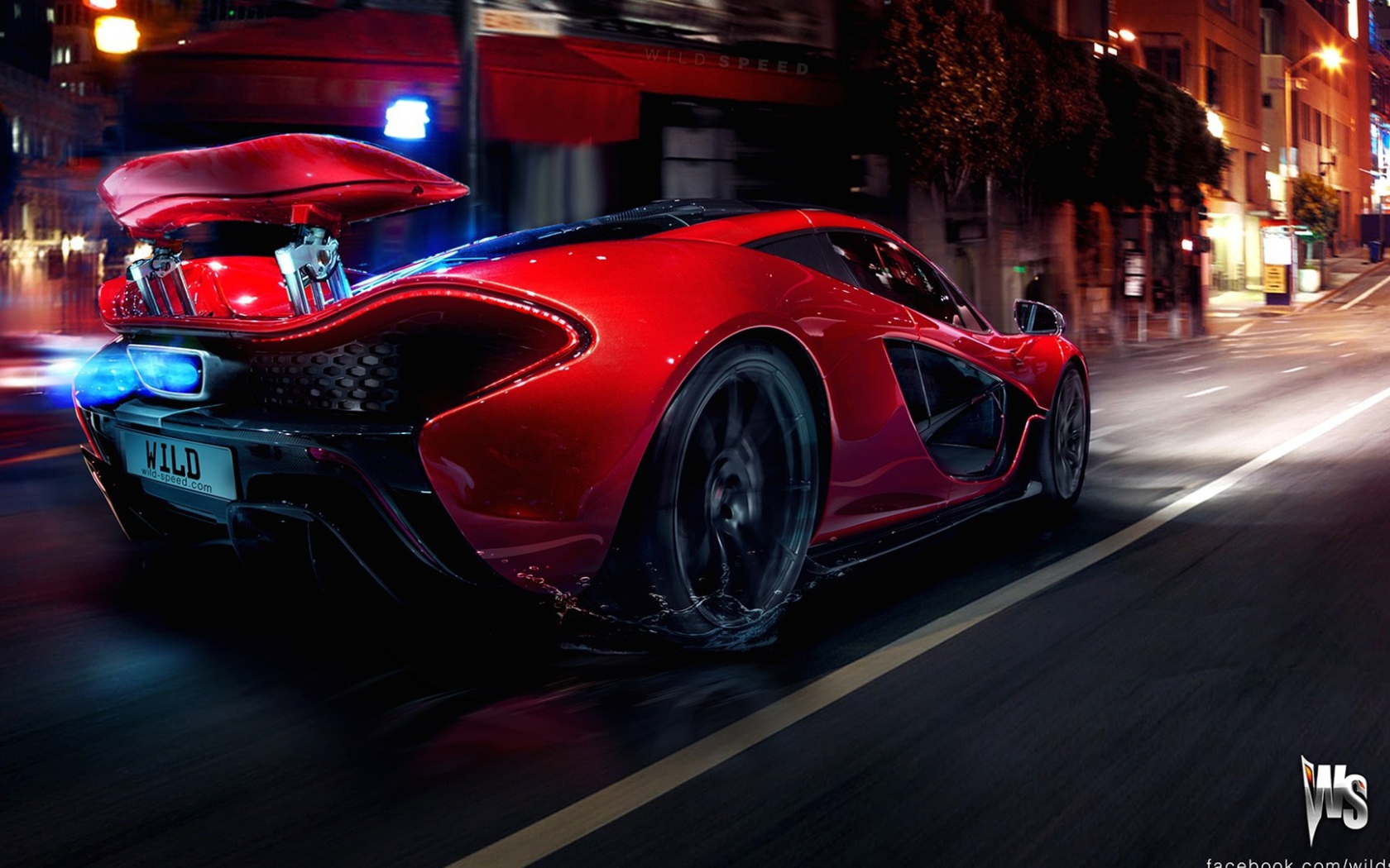 Макларен P1 на улице