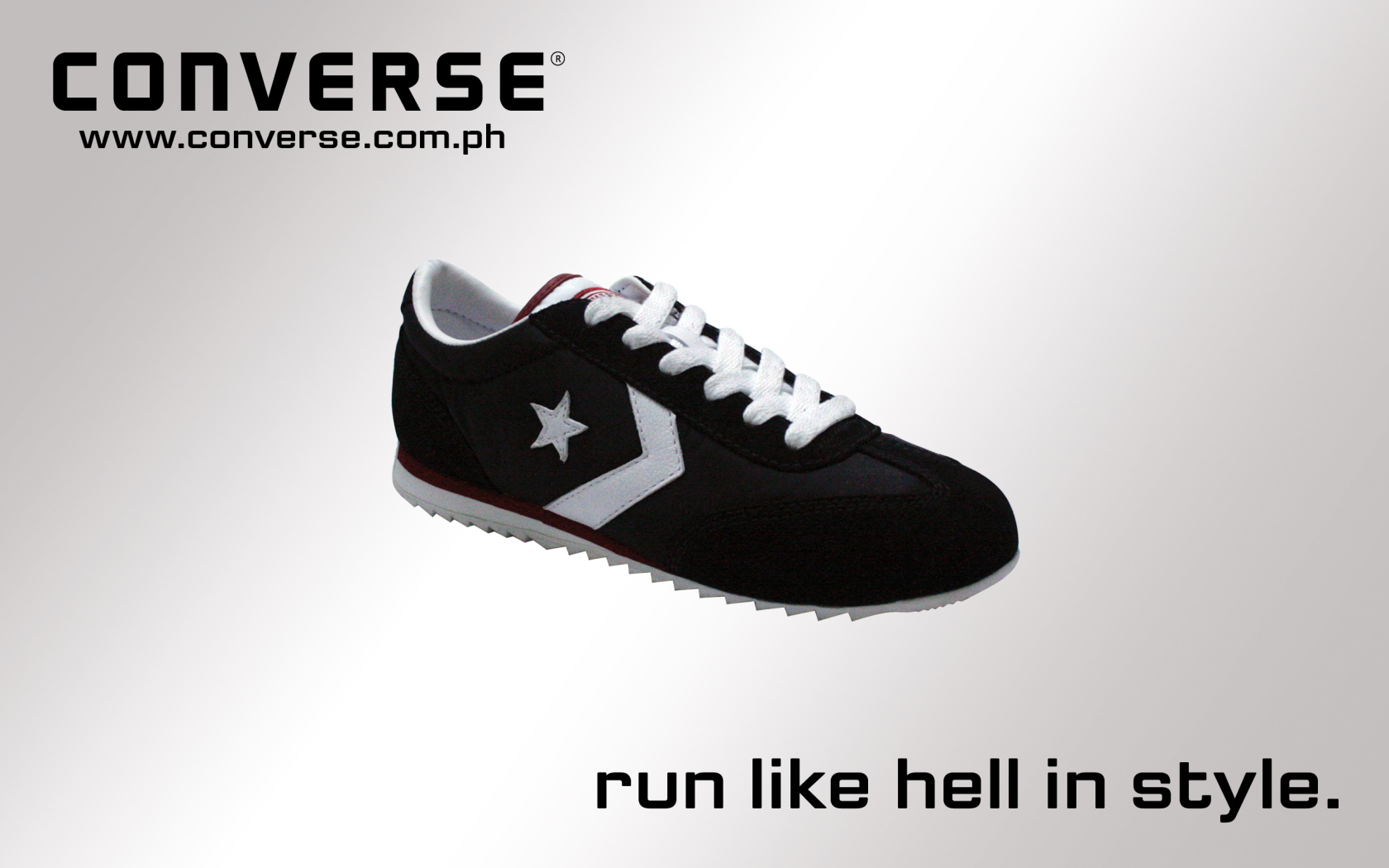 бежать с Converse