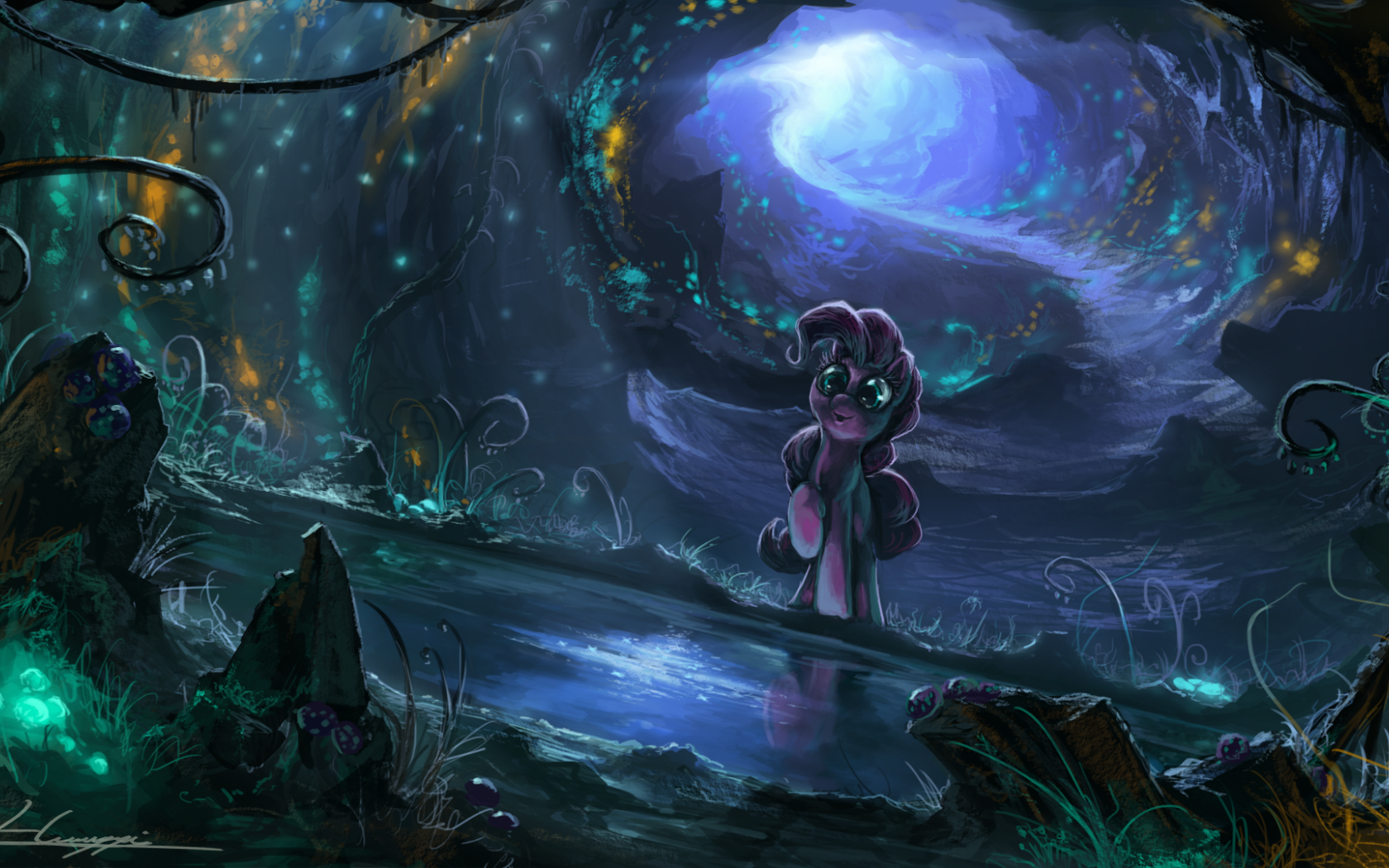 Мой маленький пони в пещере