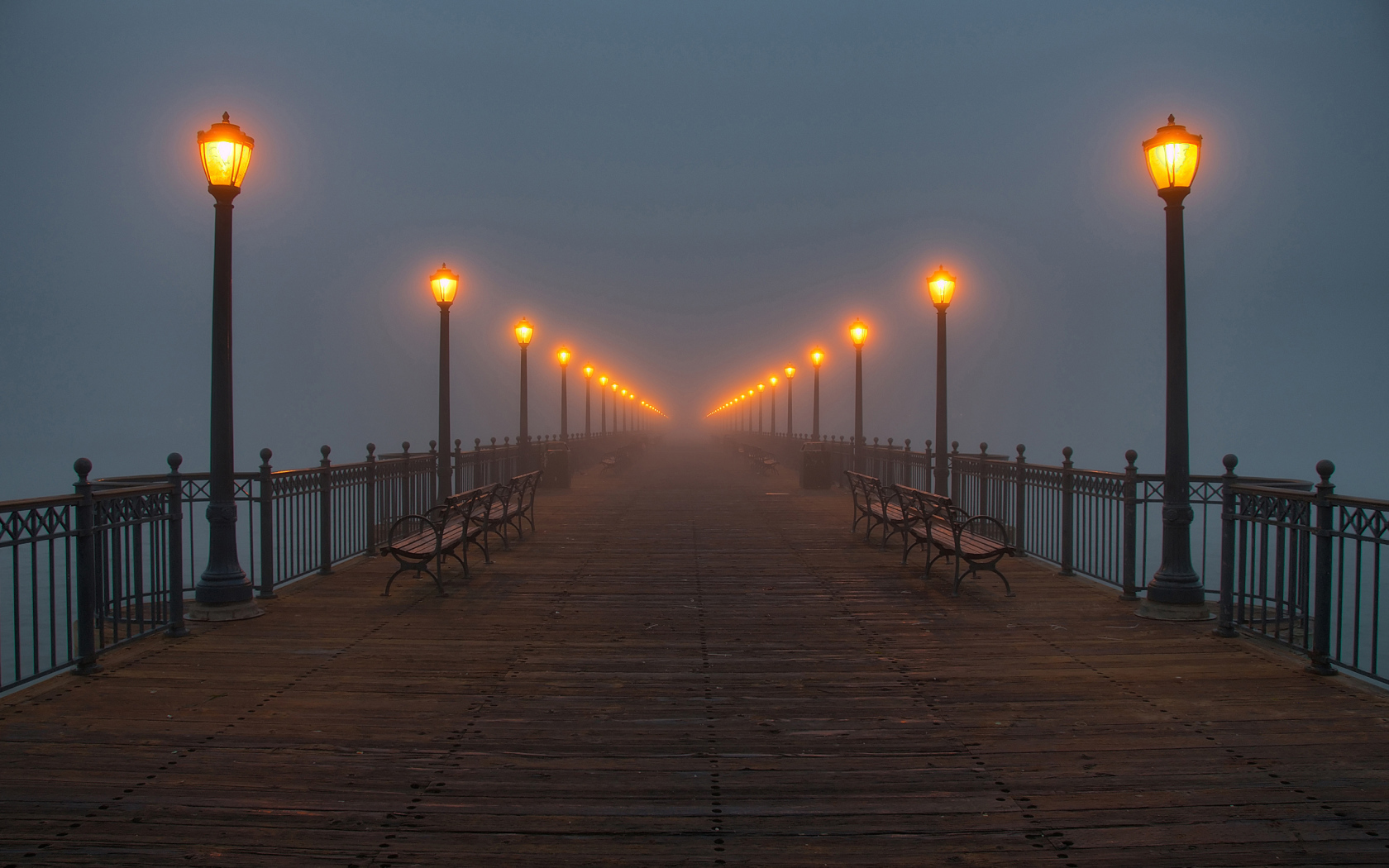 Улица в тумане