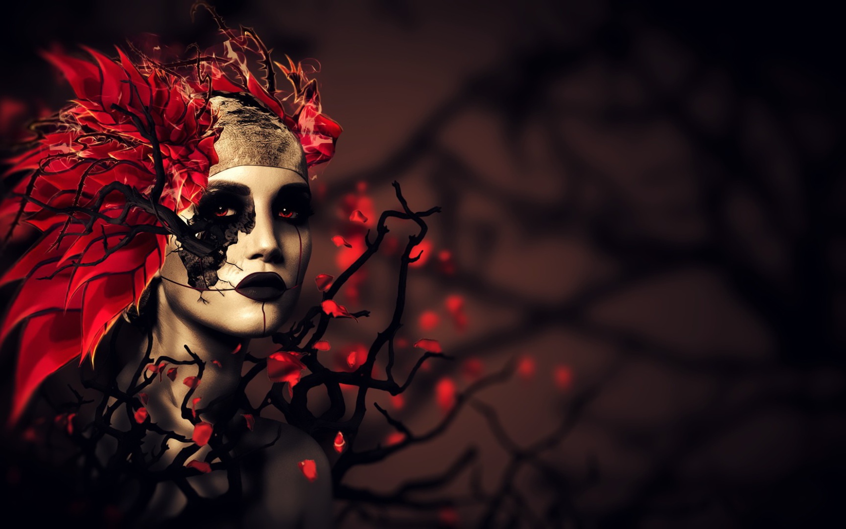 Лицо женщины