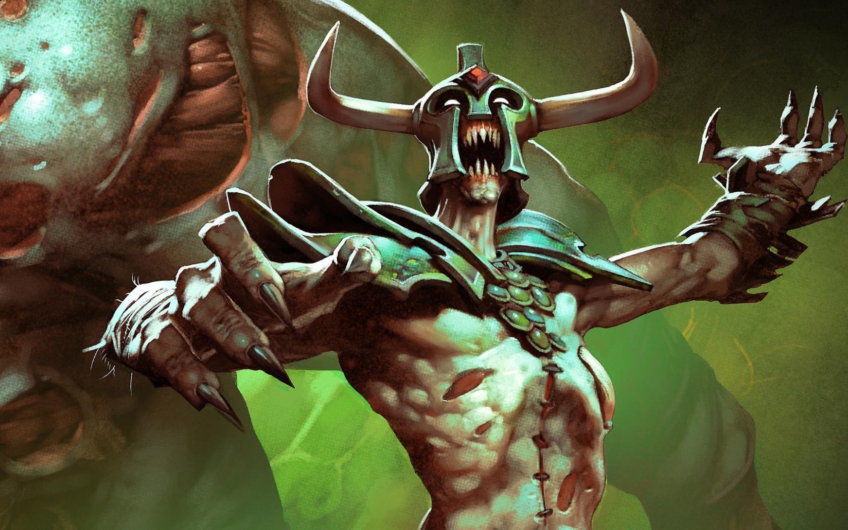 Монстр с когтями