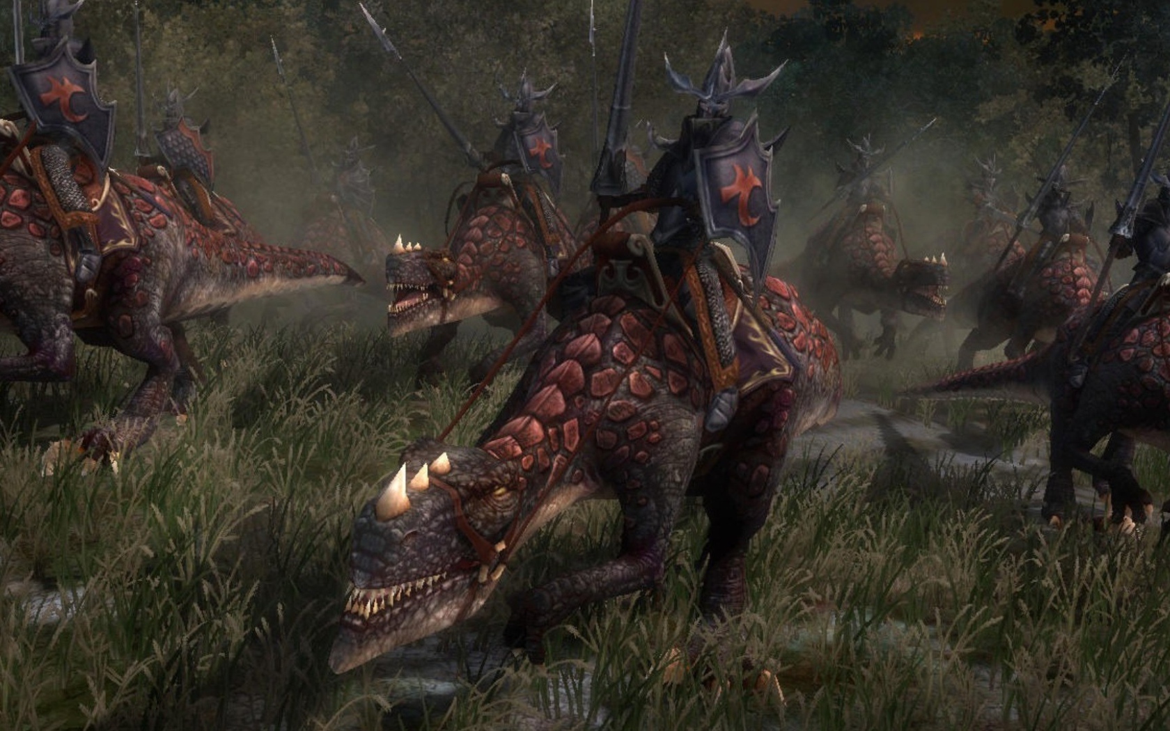 Воины на динозаврах