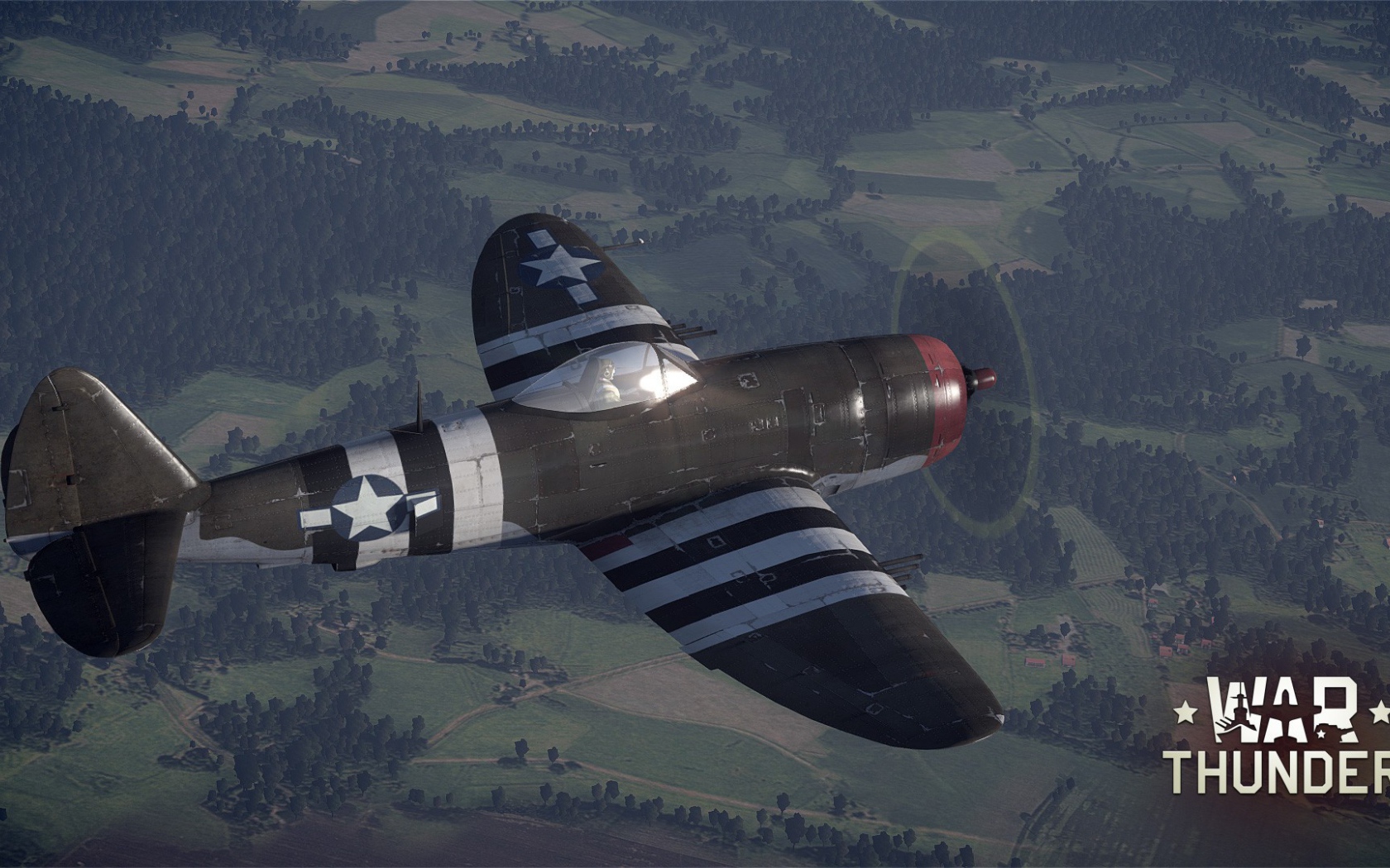 War Thunder американский военный самолет