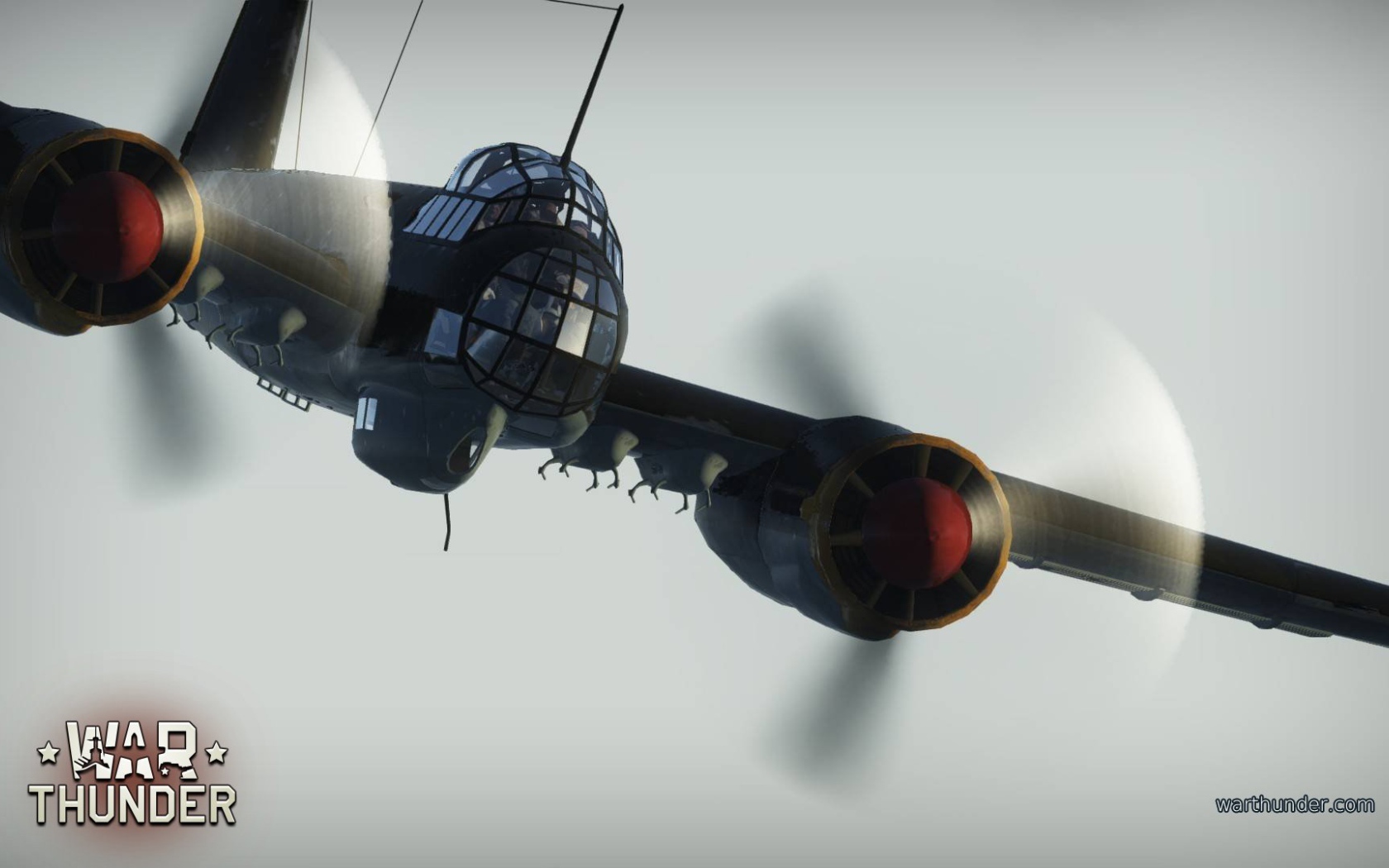 War Thunder огромный самолет крупным планом