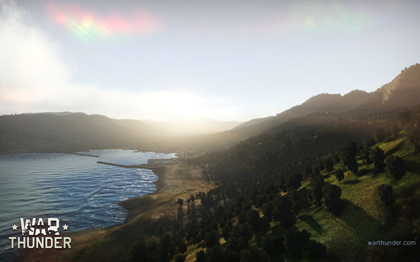 War Thunder вид на океан