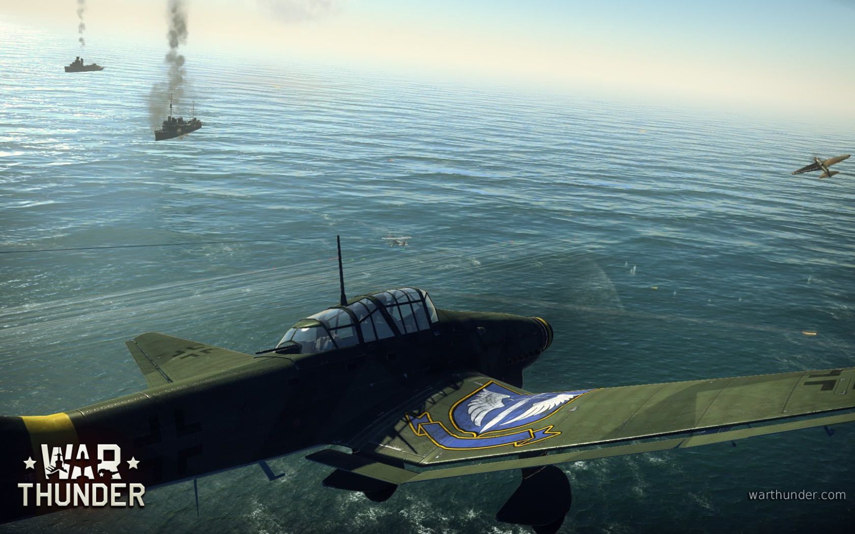 War Thunder самолет с бомбами