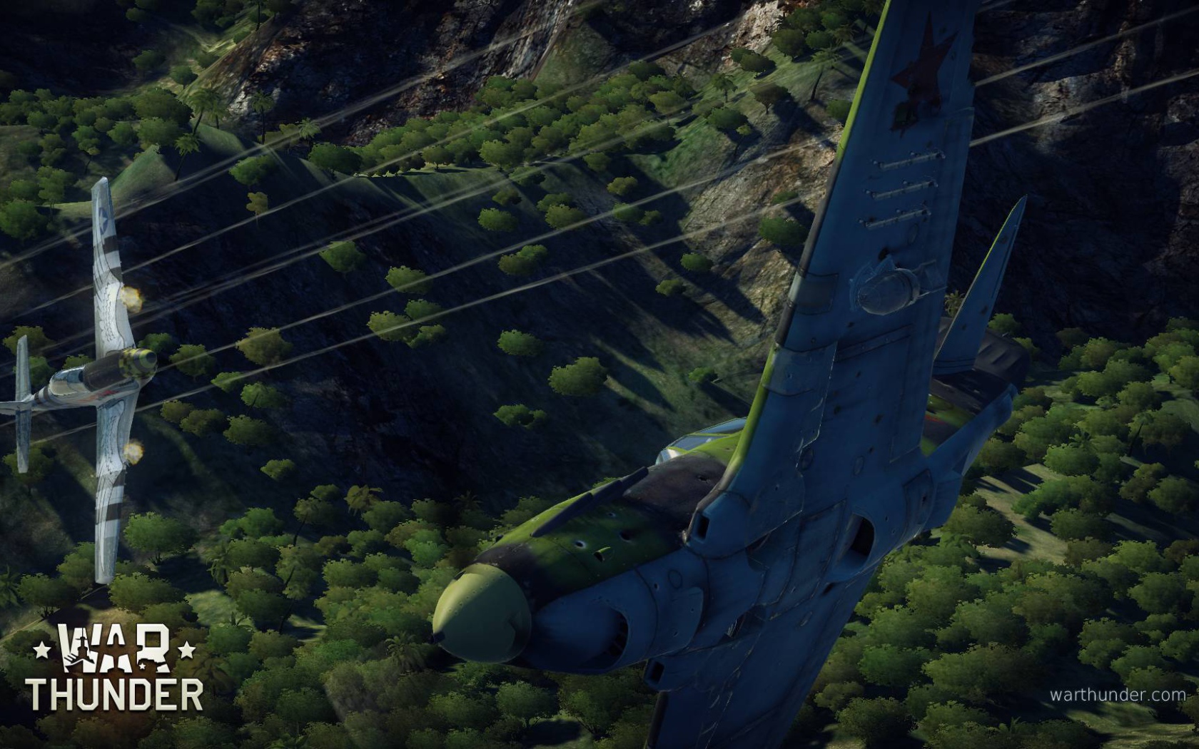 War Thunder самолет истребитель уворачиваясь от от пуль