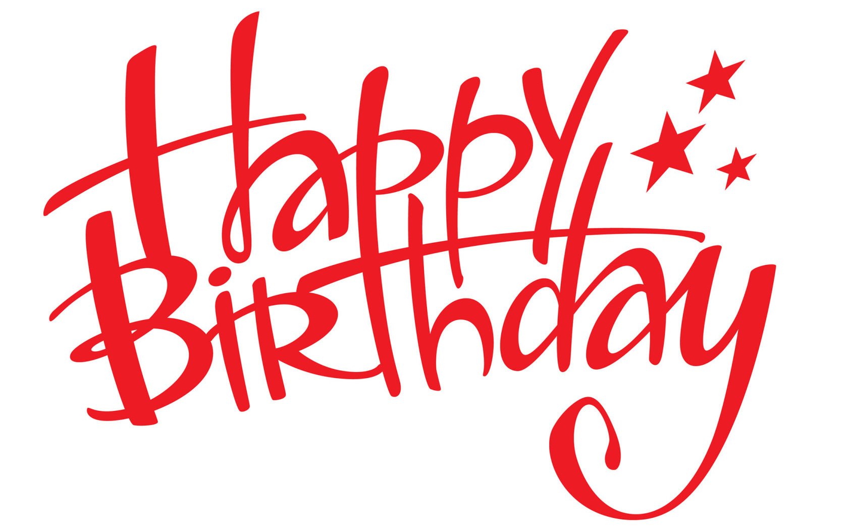 Поздравление на день рождения красными буквами