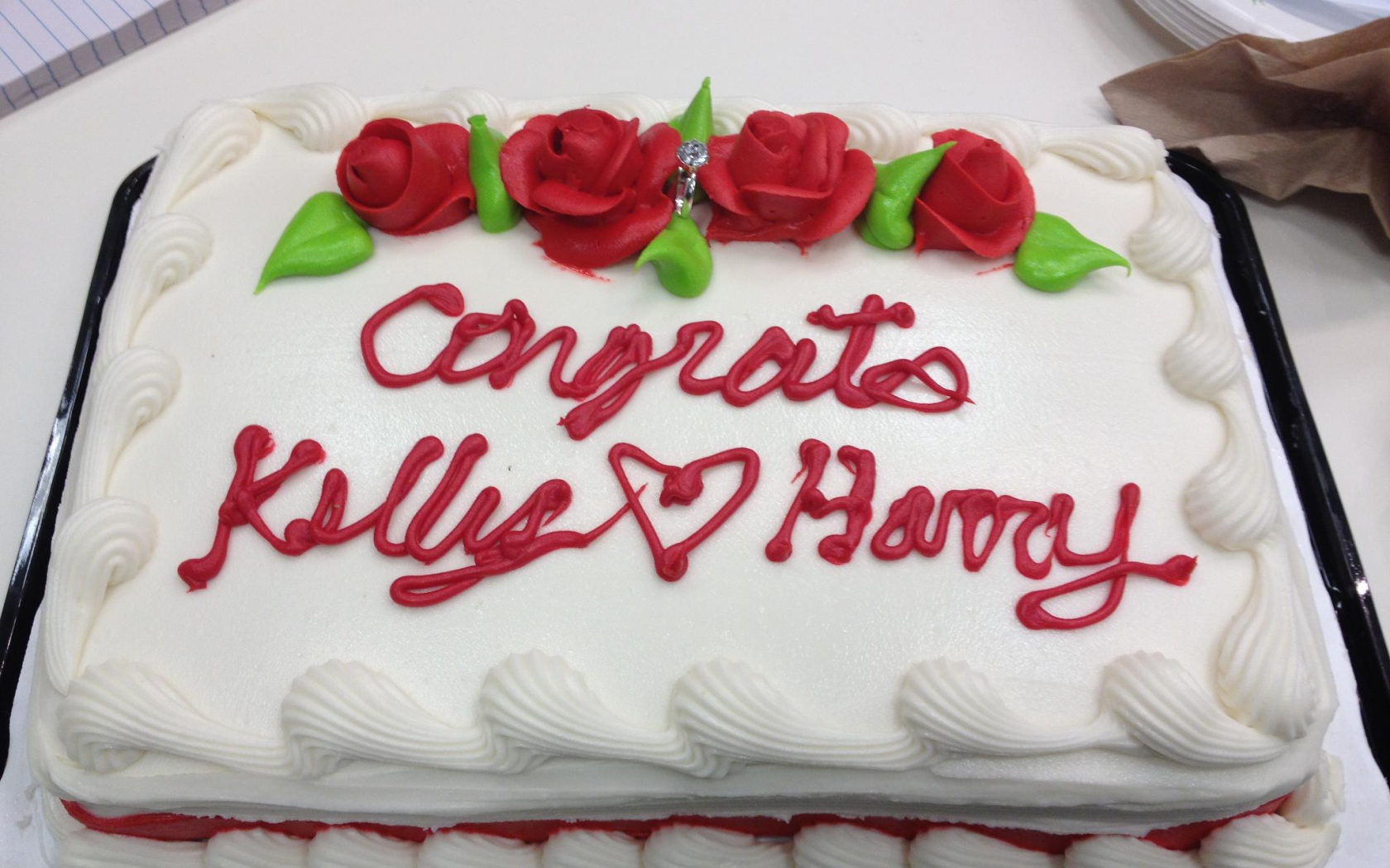 Вкусный белый шоколадный торт ко дню рождения