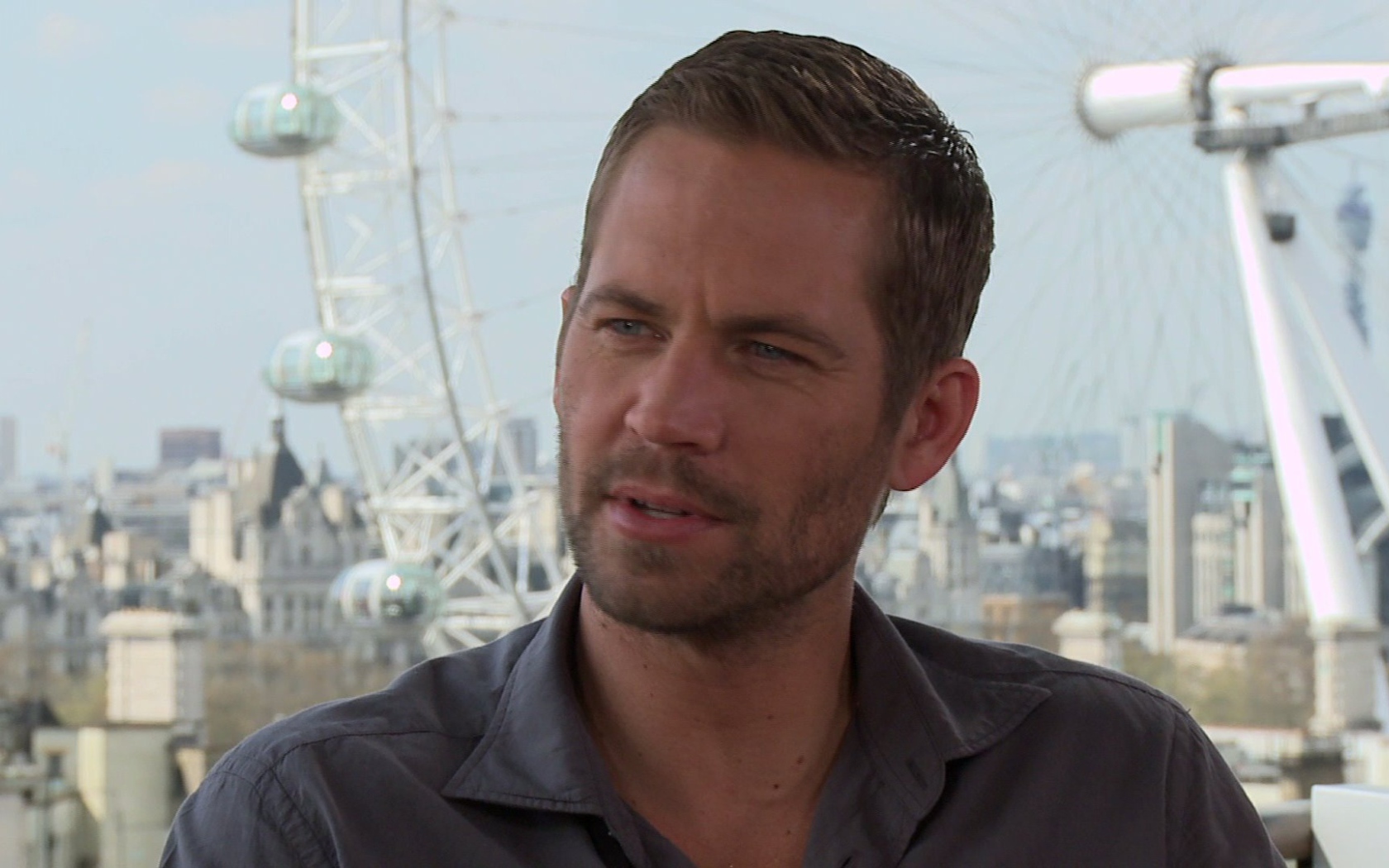 Известный актер Пол Уокер в Лондоне