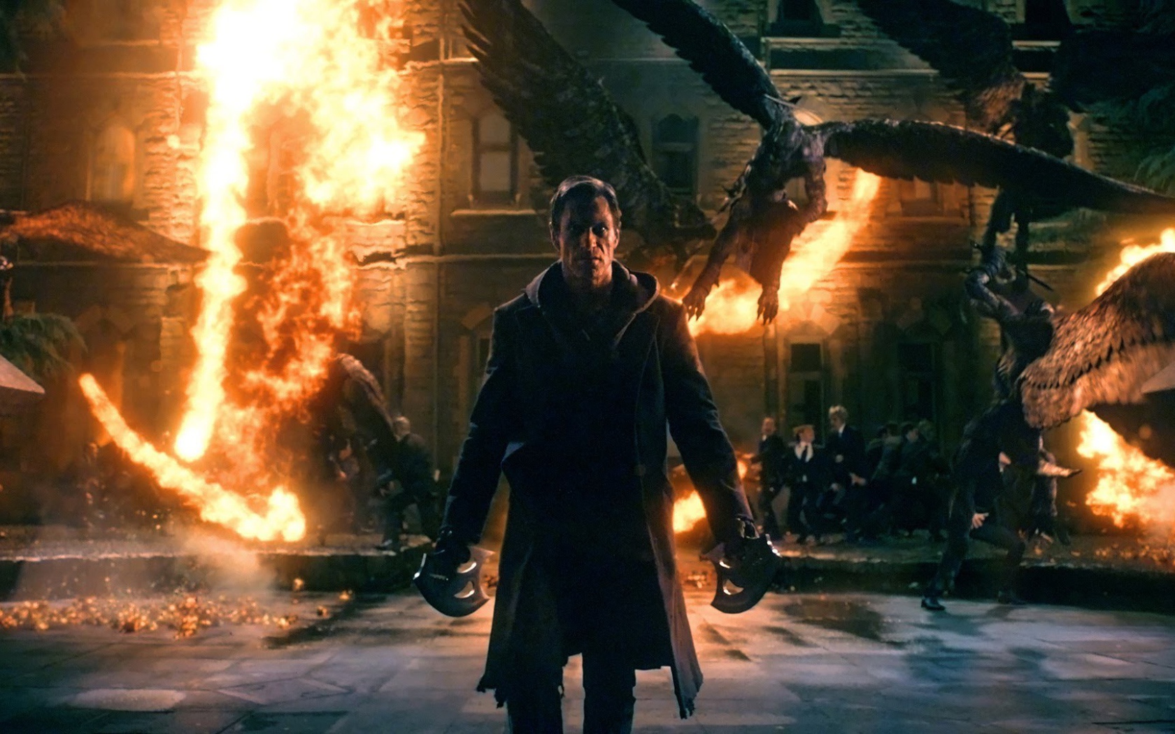 Я, Франкенштейн сцена из фильма